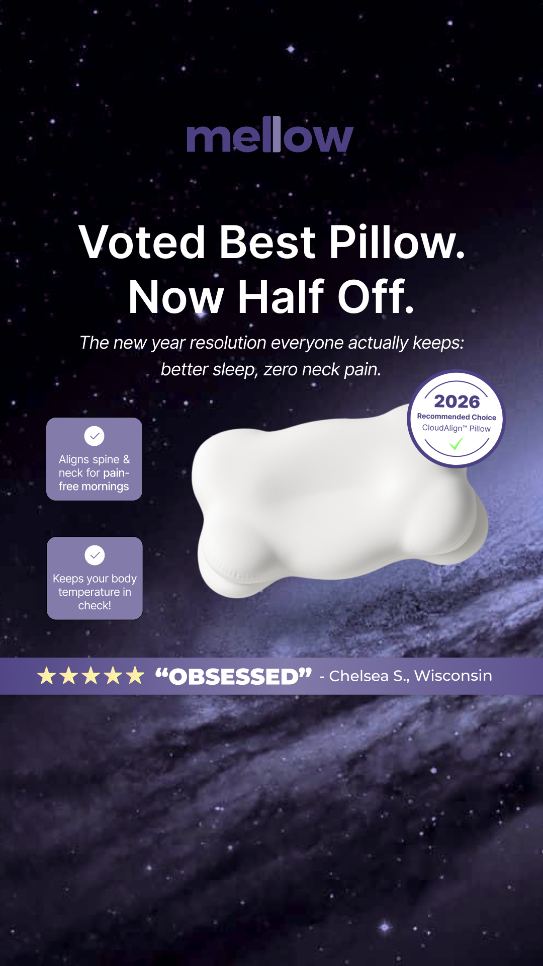 Mellow Sleep Facebook ad