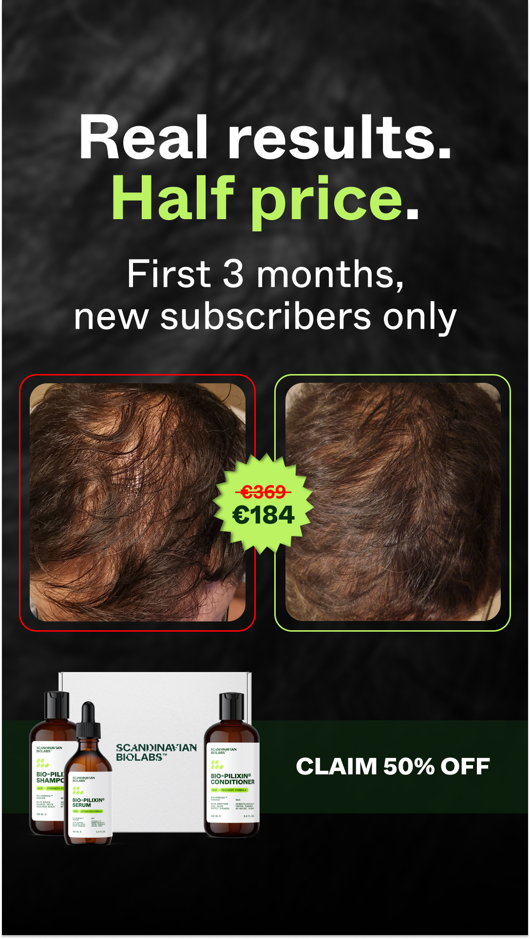 Scandinavian Biolabs Facebook ad