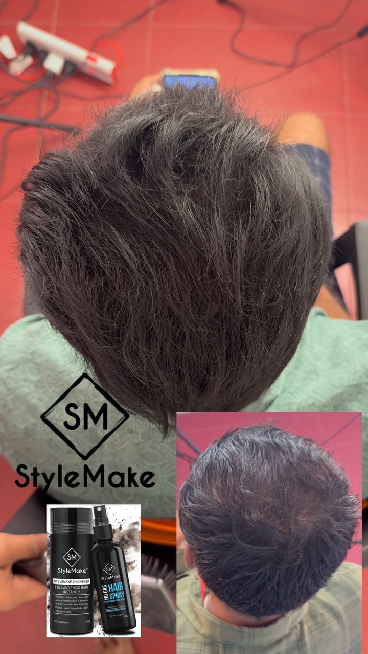 StyleMake Thickener India Facebook ad: Transform your look in seconds with StyleMake Hair…