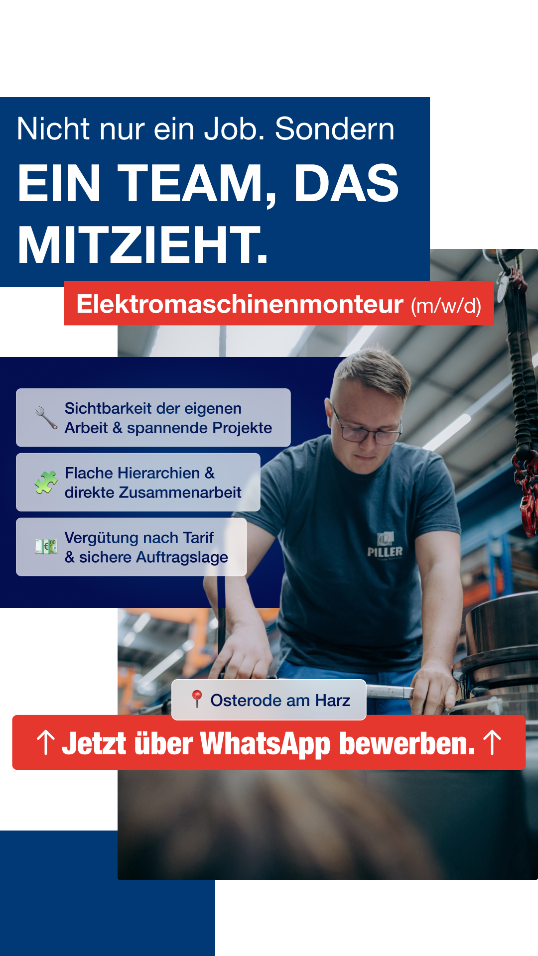 Piller Karriere Facebook ad