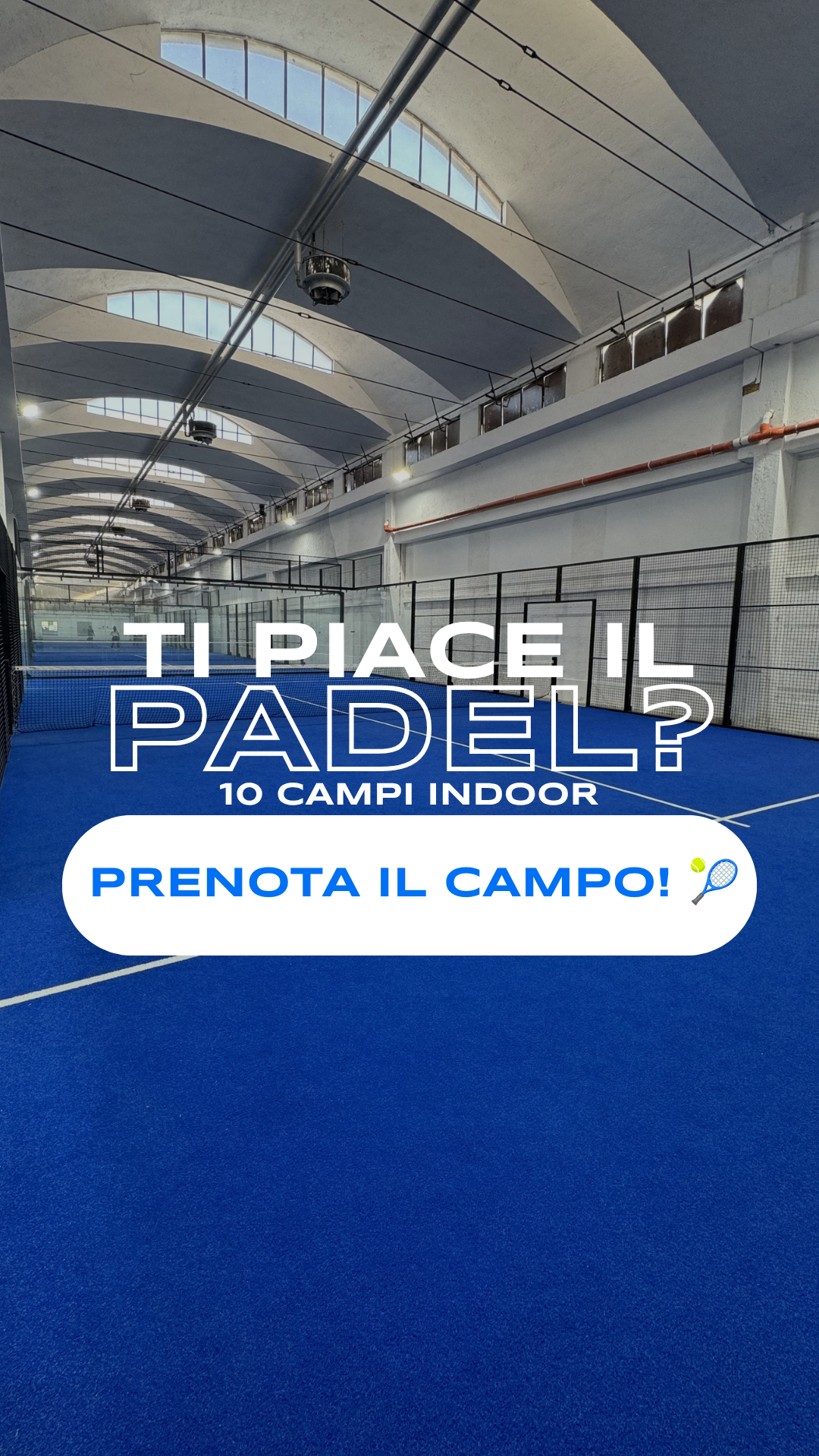 Oxygen Sports Club Italy Facebook ad: Il padel come non l'hai mai giocato