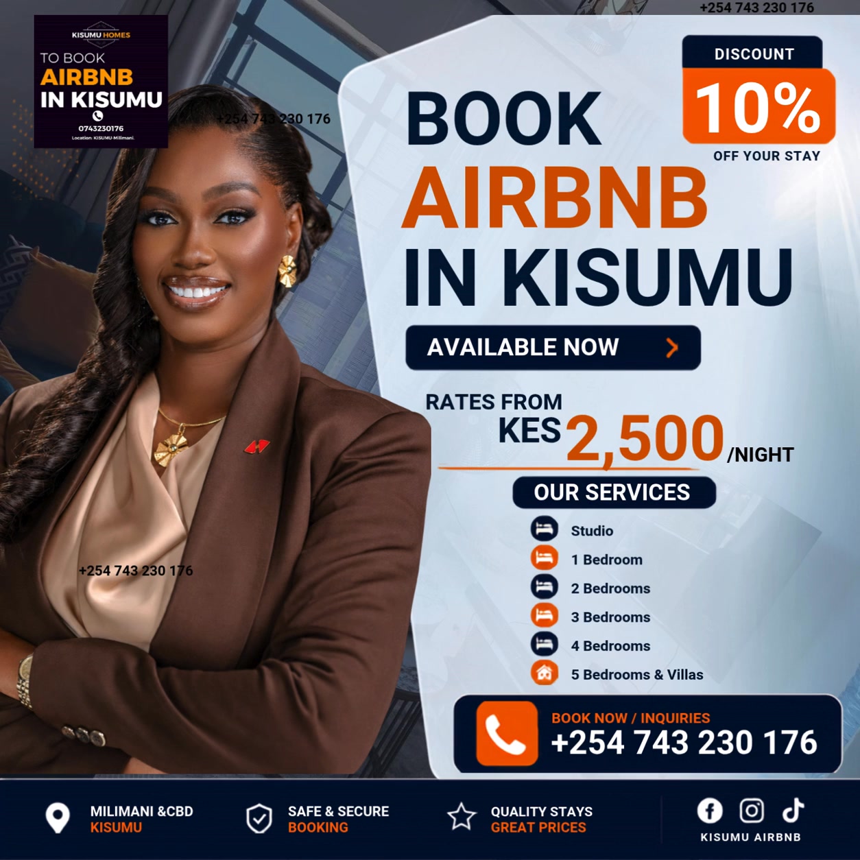 Kisumu Airbnb Facebook ad: ๐๐ญ๐จ๐ฉ ๐ฌ๐๐ซ๐จ๐ฅ๐ฅ๐ข๐ง๐ ๐ข๐ ๐ฒ๐จ๐ฎ ๐๐ซ๐โฆ
