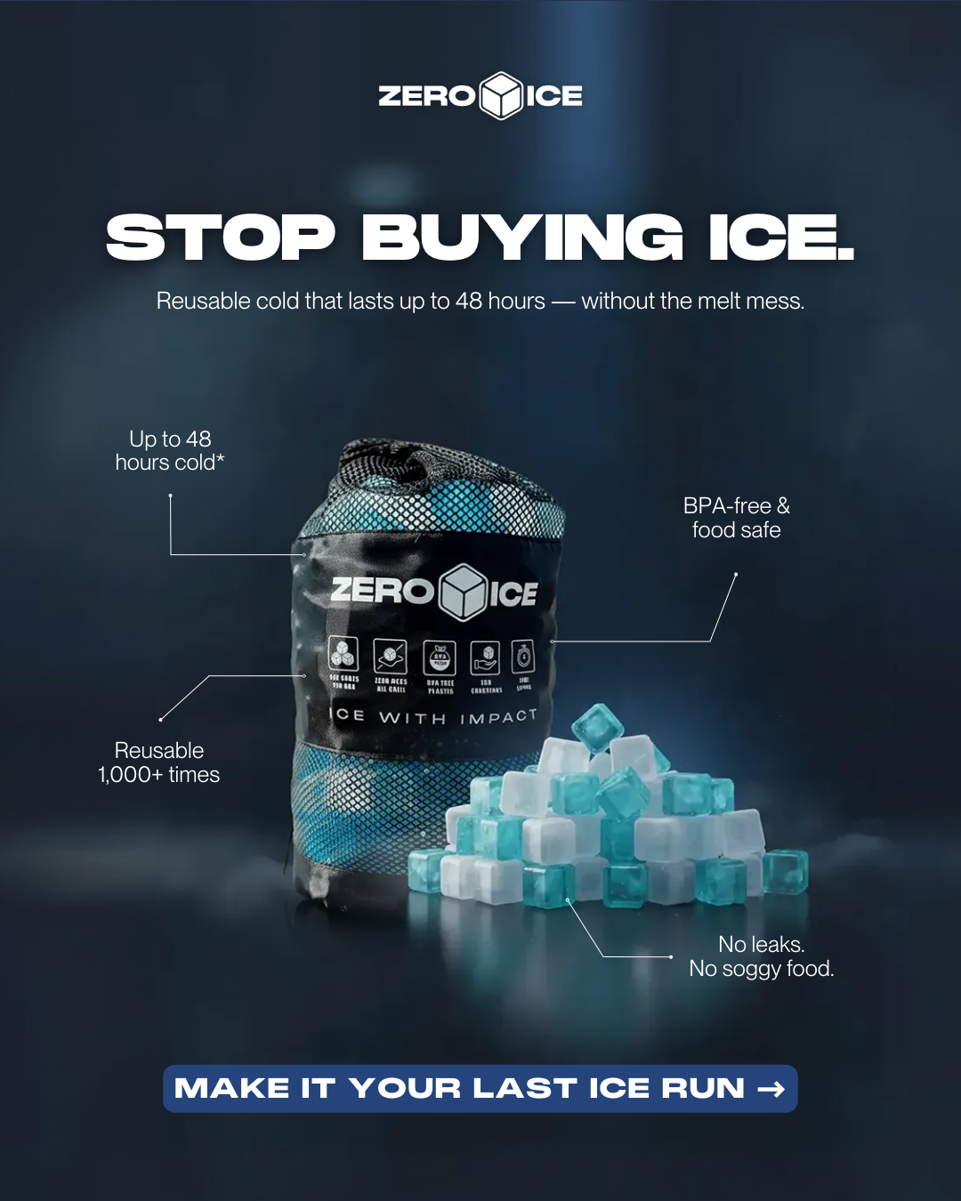 ZERO ICE Facebook ad