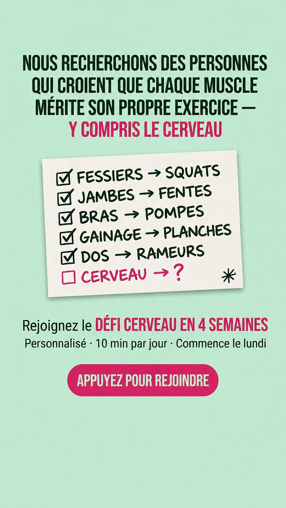 Impulse: Brain Training & Self-Discovery Facebook ad