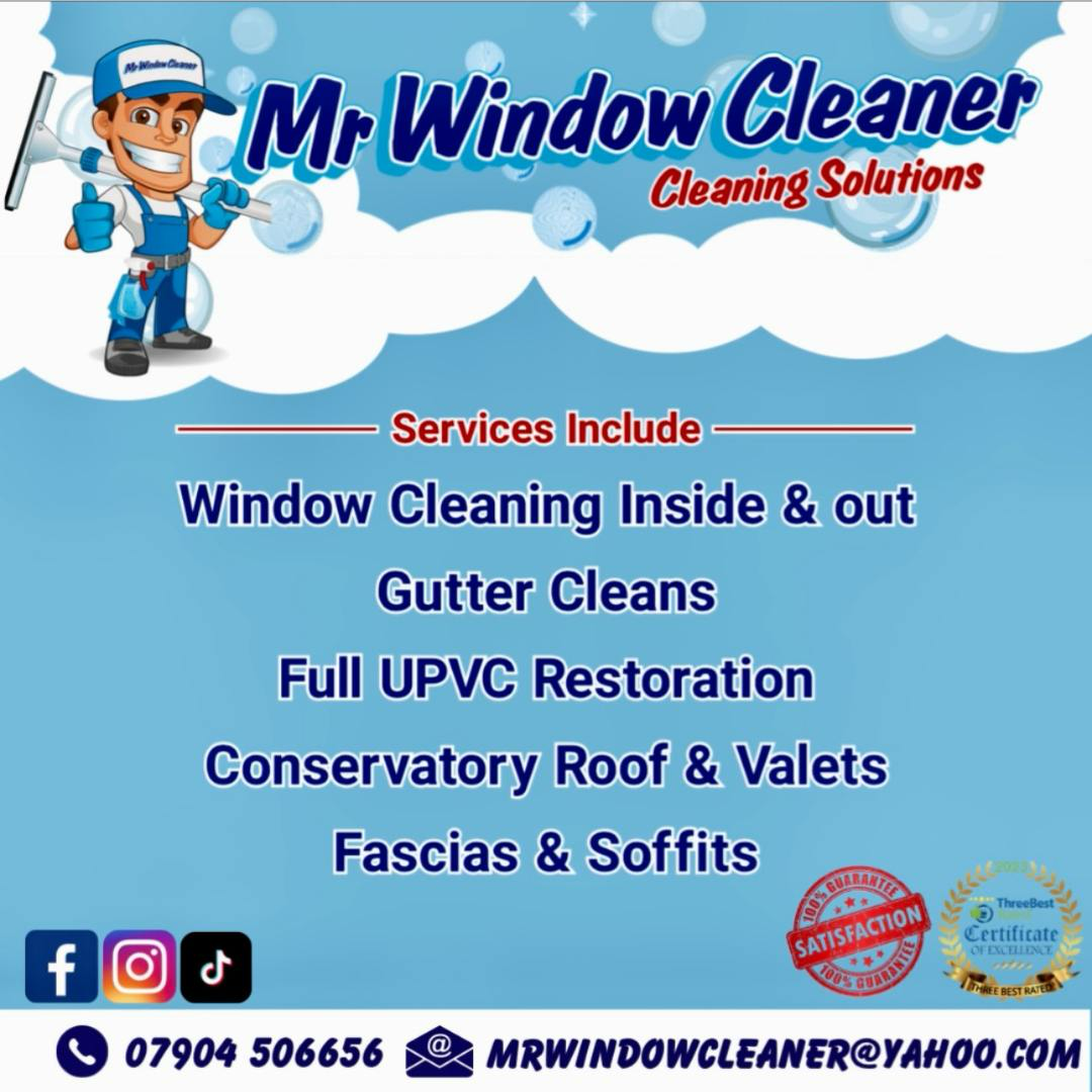 Mr Window Cleaner Facebook ad: Chat on Messenger