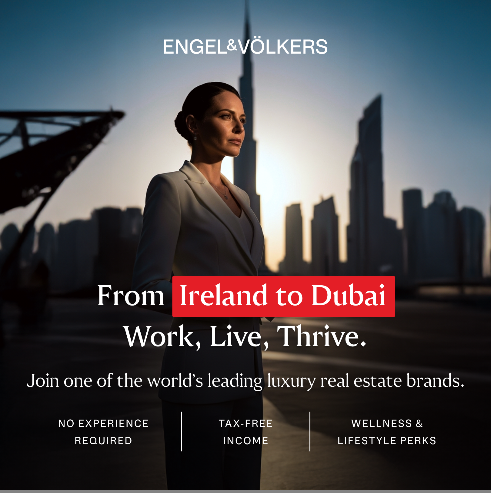 Engel & Völkers Dubai Facebook ad from Jan 9, 2026