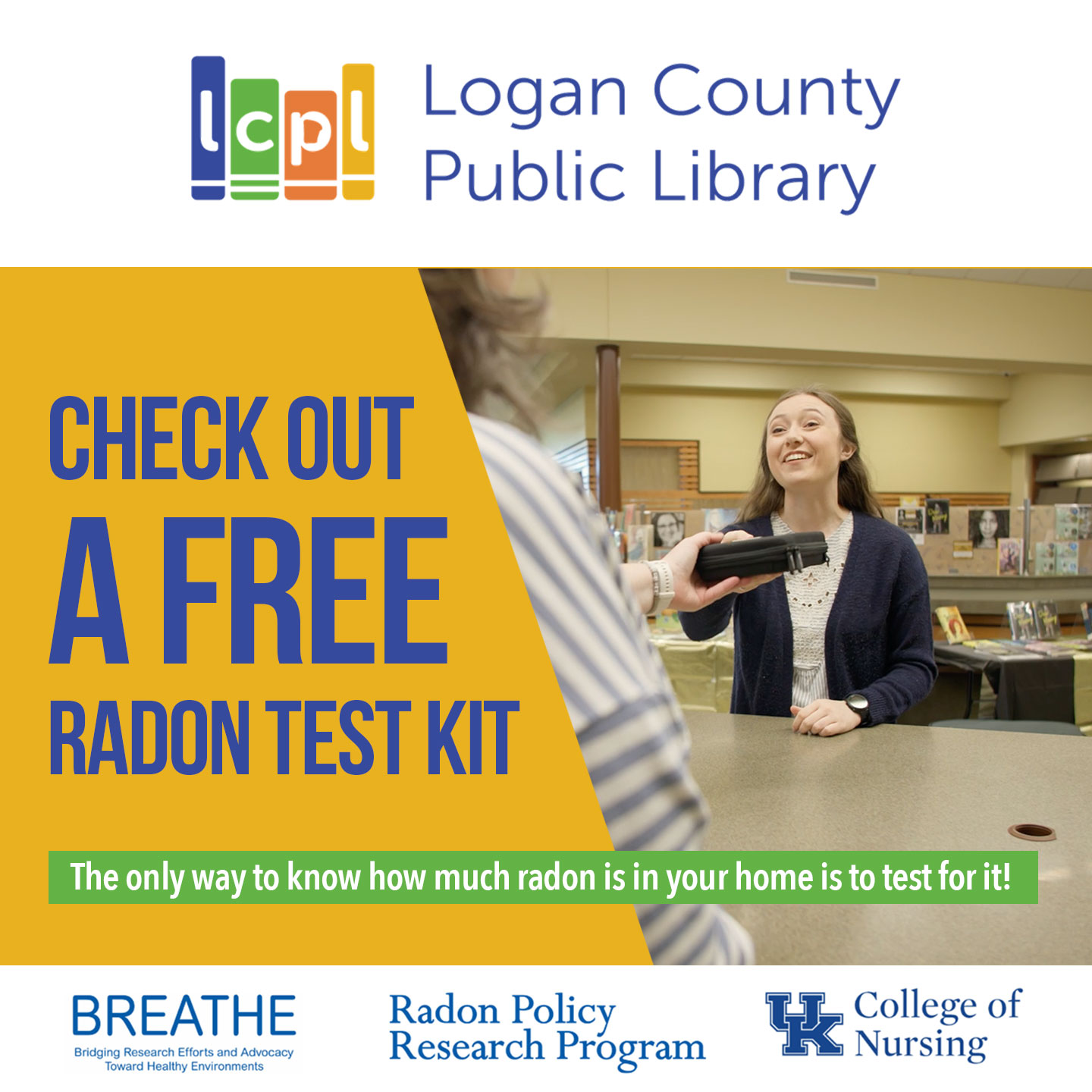 Logan County Public Library Facebook ad from Jan 31, 2026