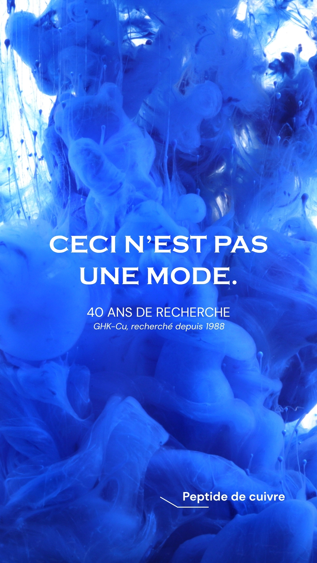 LABOTÉ Facebook ad: Peptide de cuivre, 100% naturel