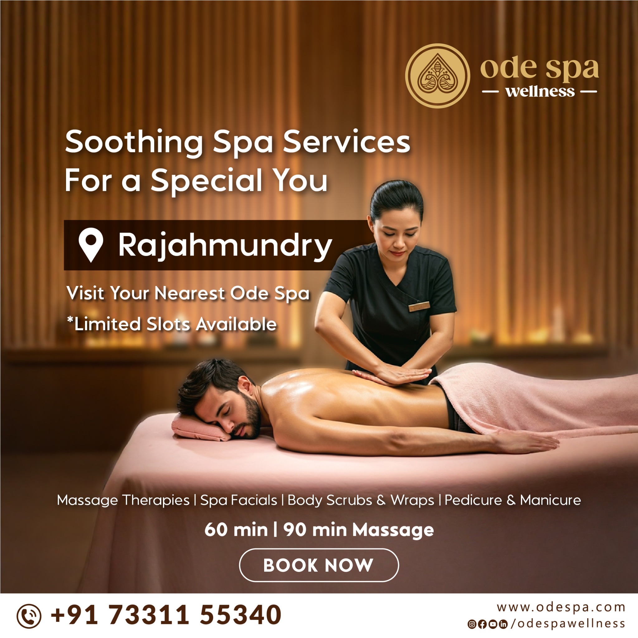 Ode Spa Wellness Facebook ad