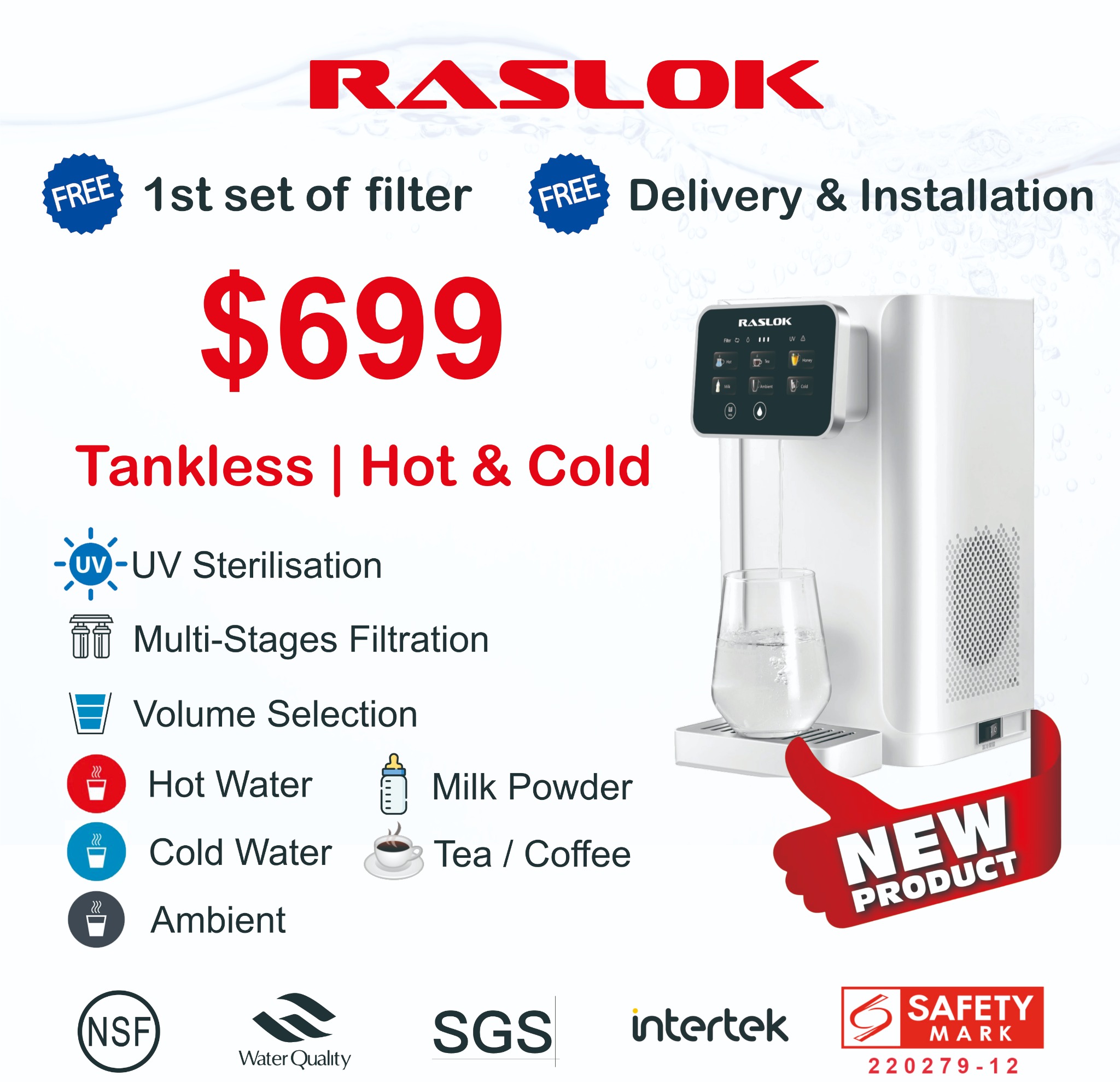Raslok Singapore Facebook ad from Aug 12, 2024