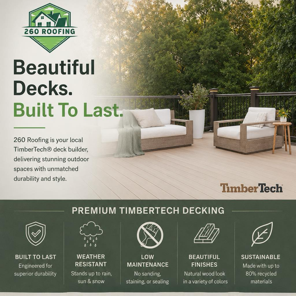 260 Roofing Facebook ad: Deck Contractor - 260 Roofing