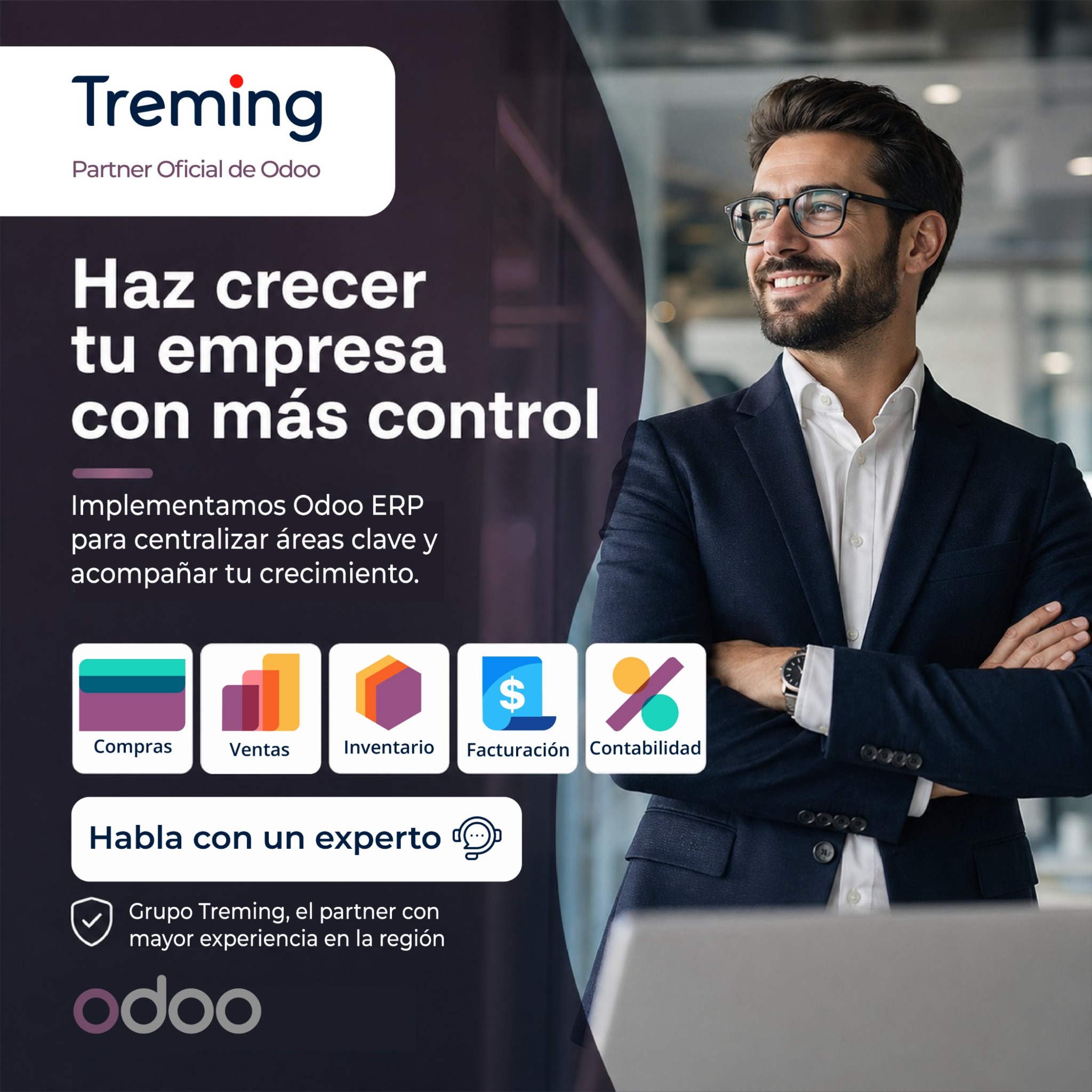 Treming Facebook ad: Implementación Odoo para empresas