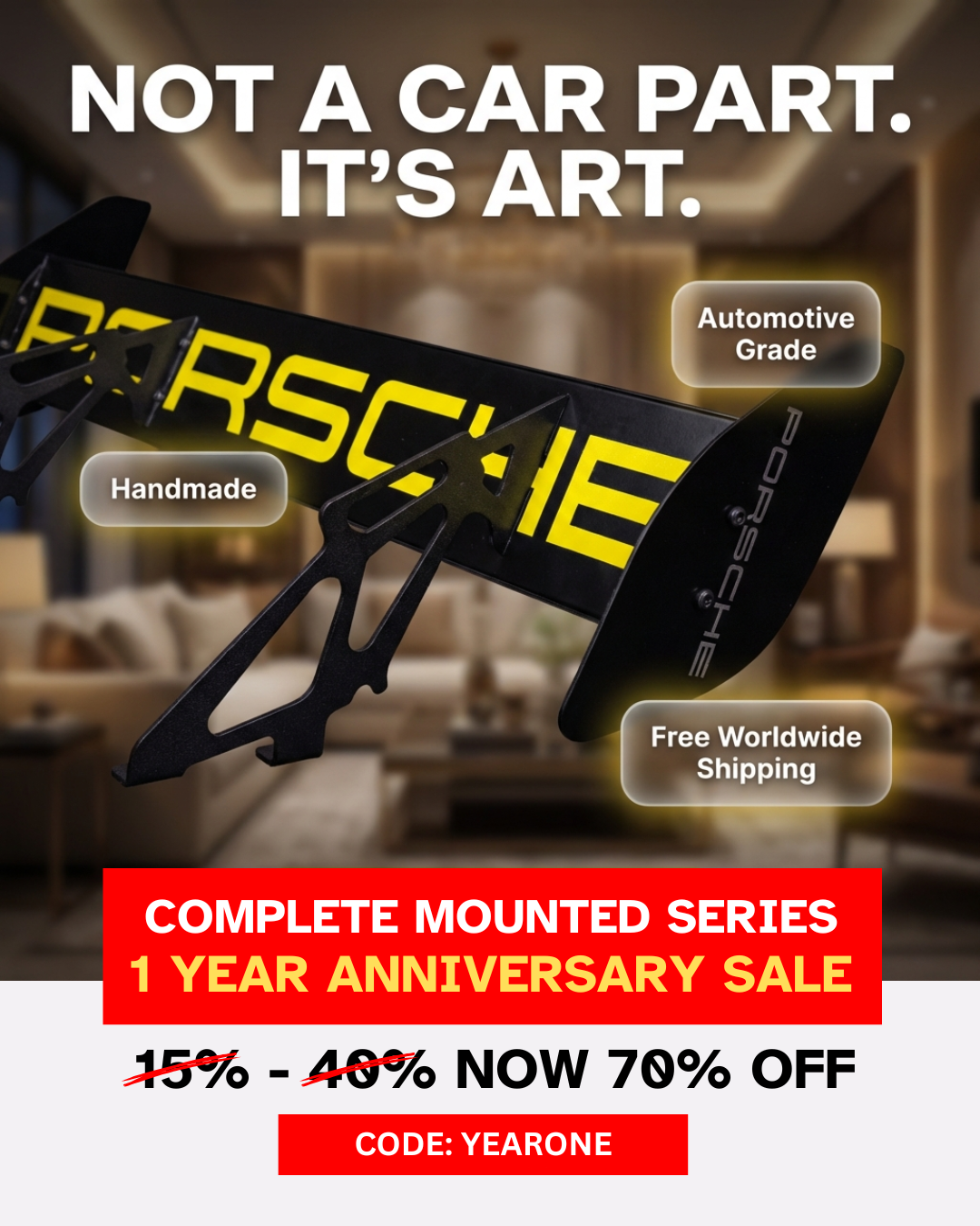 Watch The Car Facebook ad: ANNIVERSARY SALE, FINAL LAP | UP TO 70% OFF