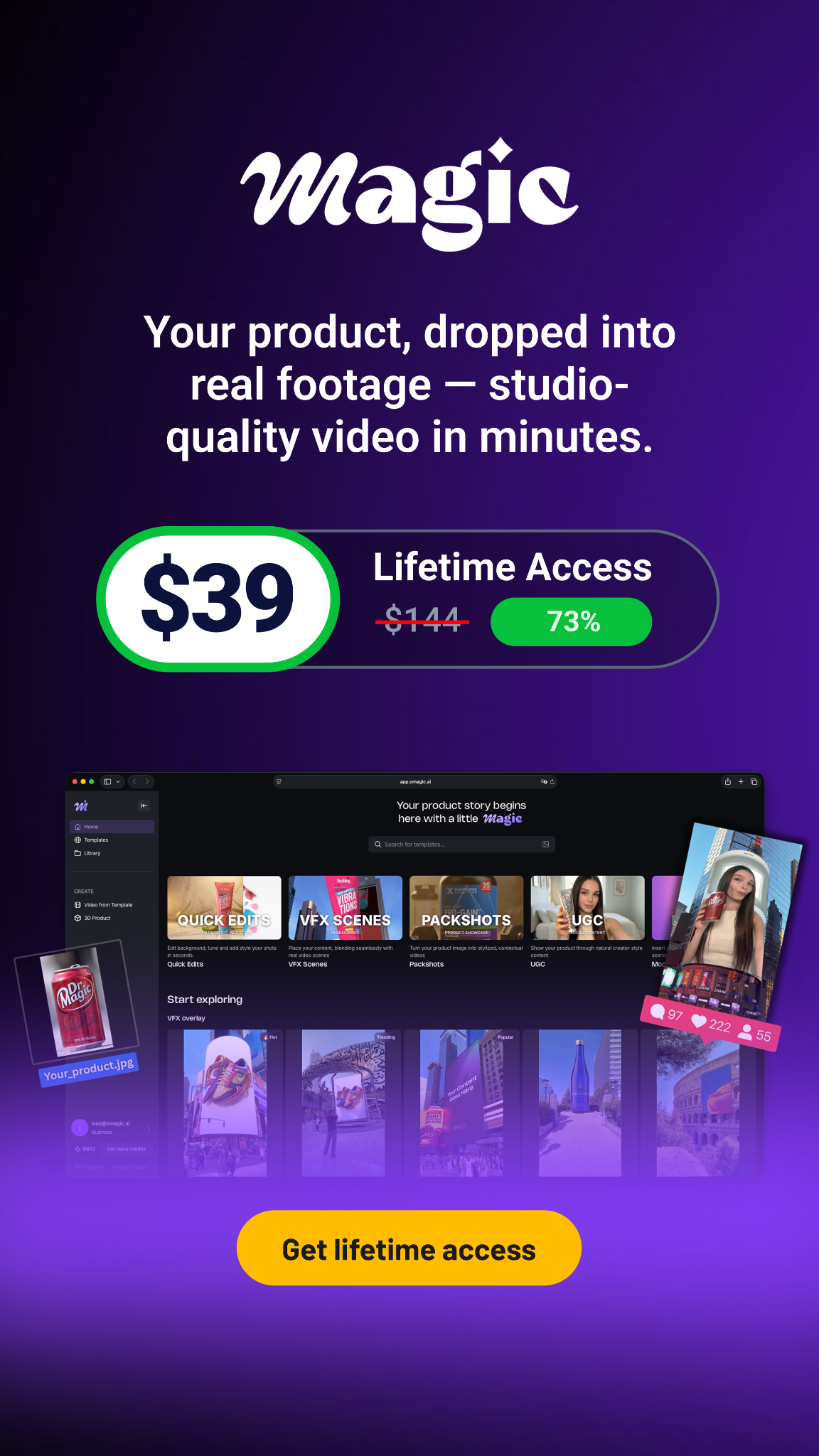 AppSumo Facebook ad
