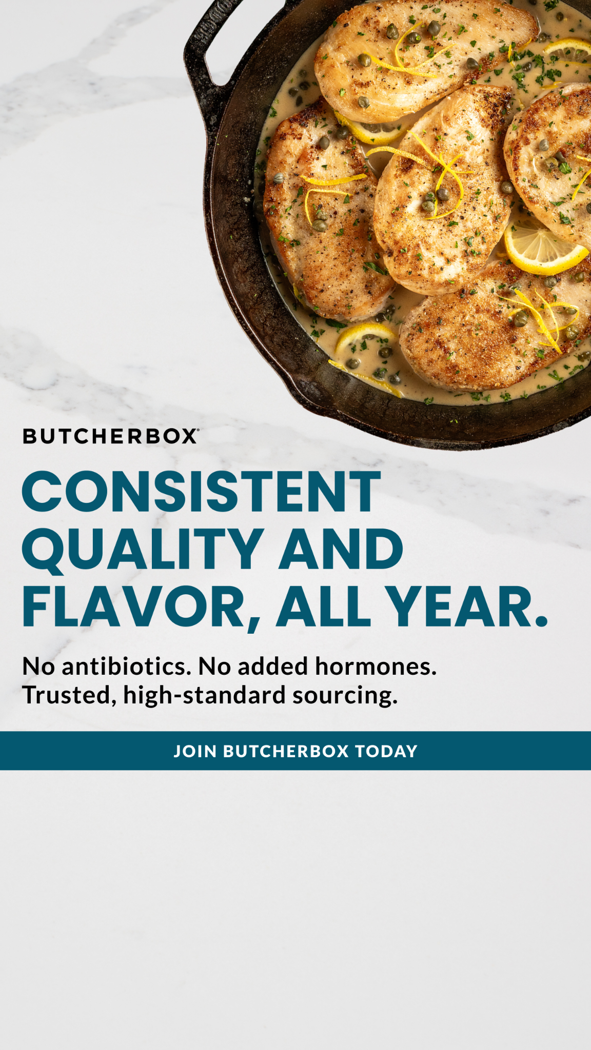 ButcherBox Facebook ad