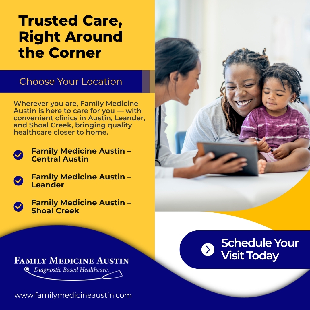 Family Medicine Austin Facebook ad