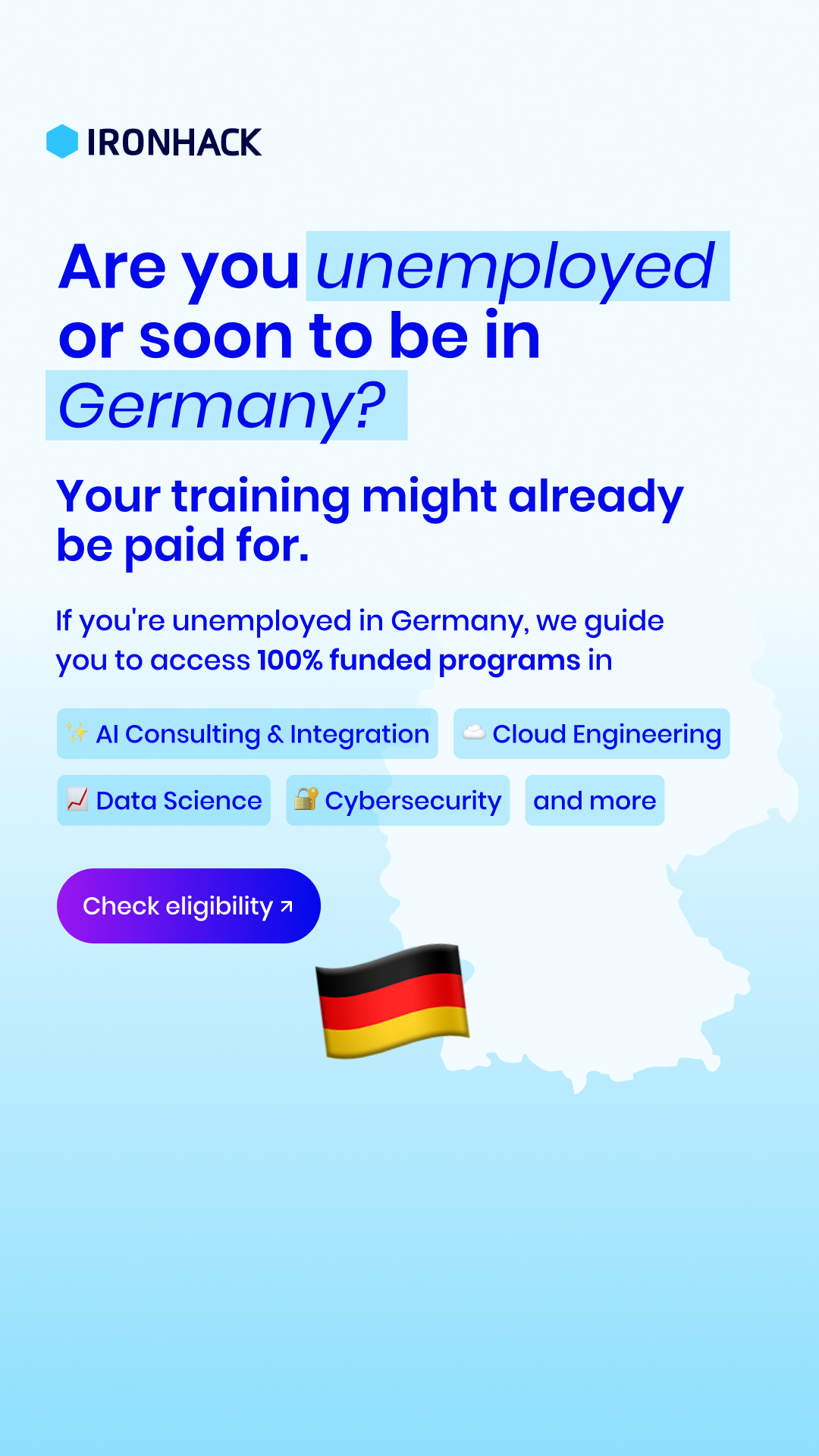 Ironhack Facebook ad from Jun 23, 2026