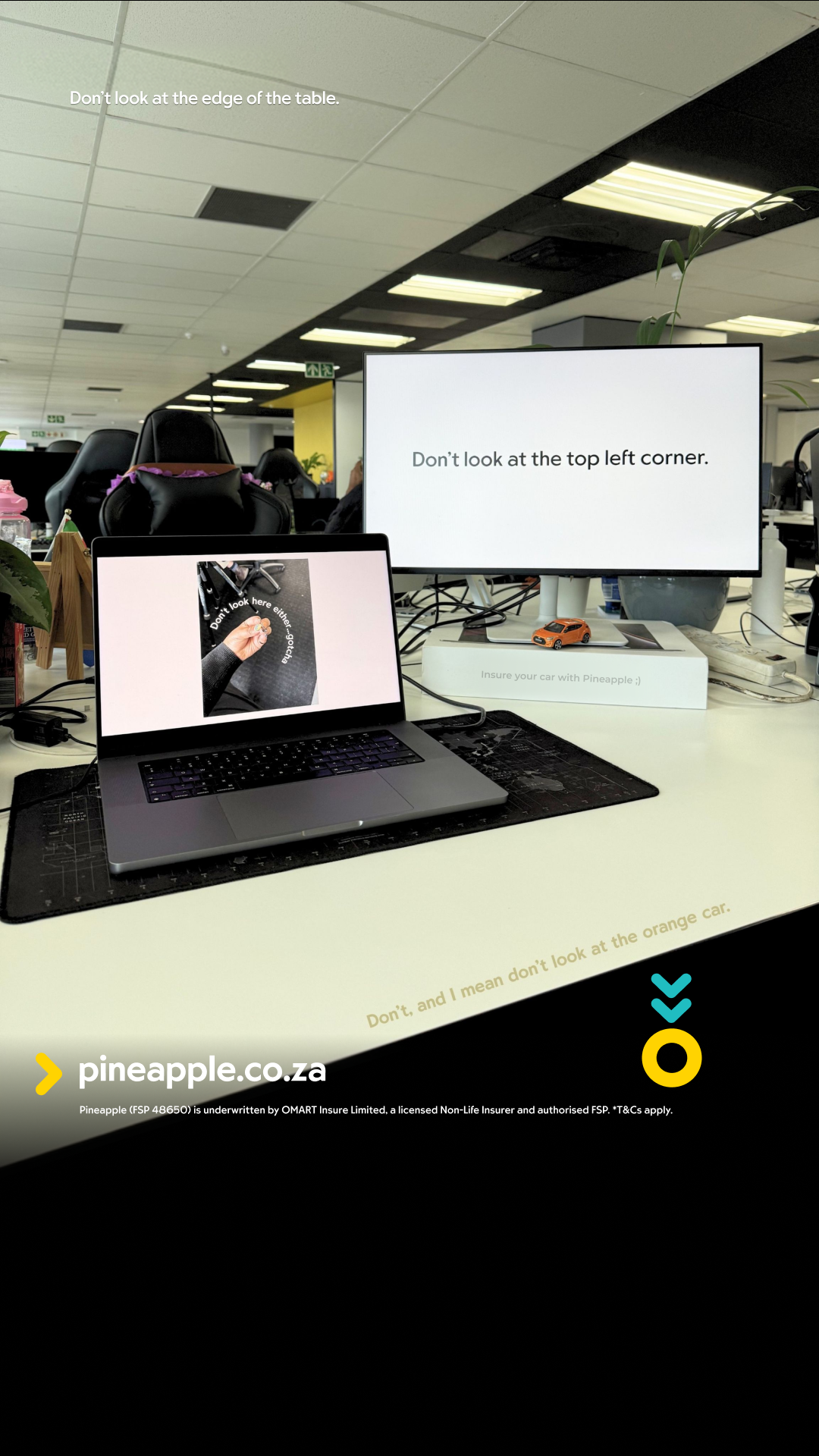 Pineapple Facebook ad