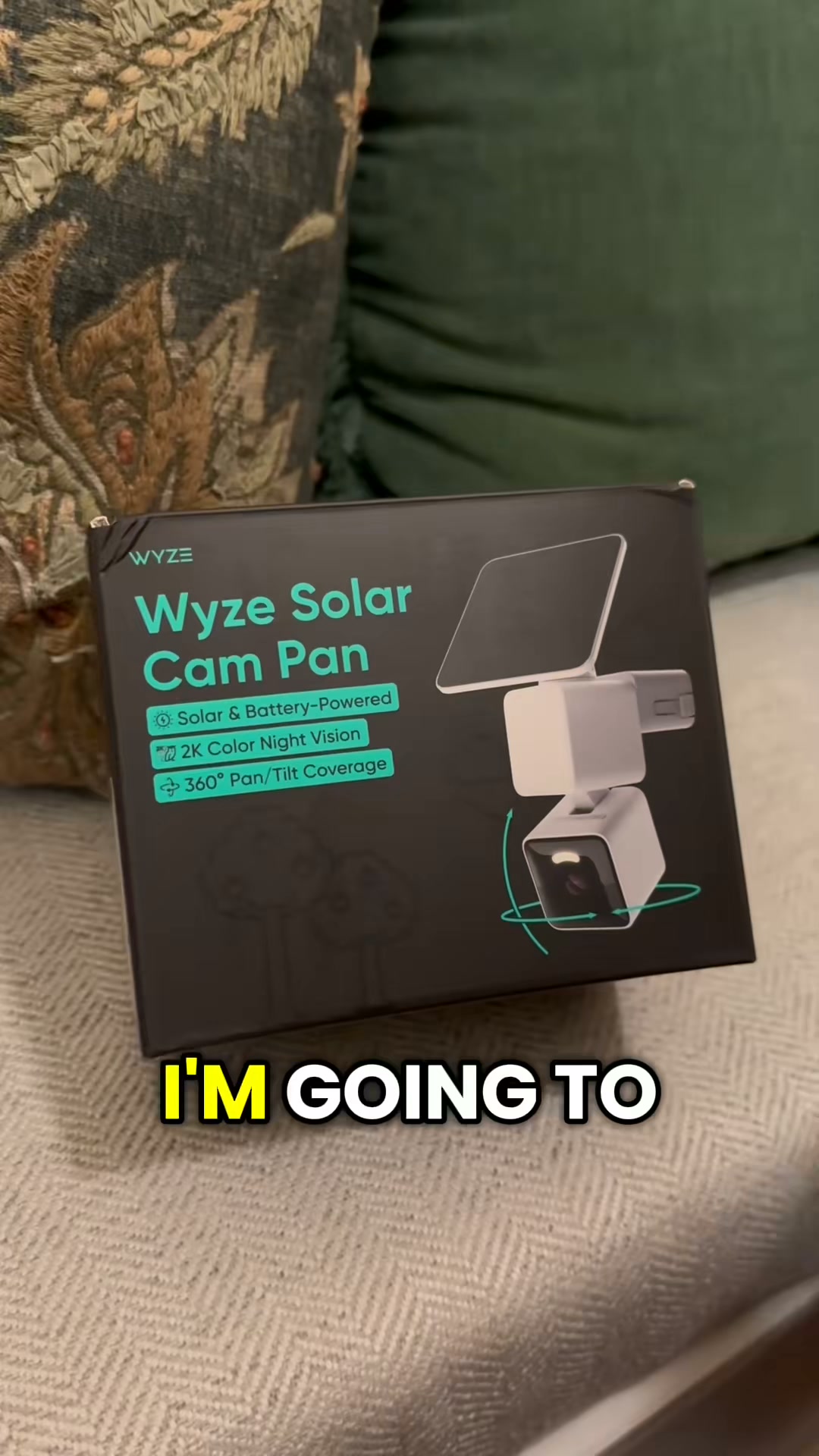 Wyze Facebook ad: Never Recharge Again-Solar Tracks!