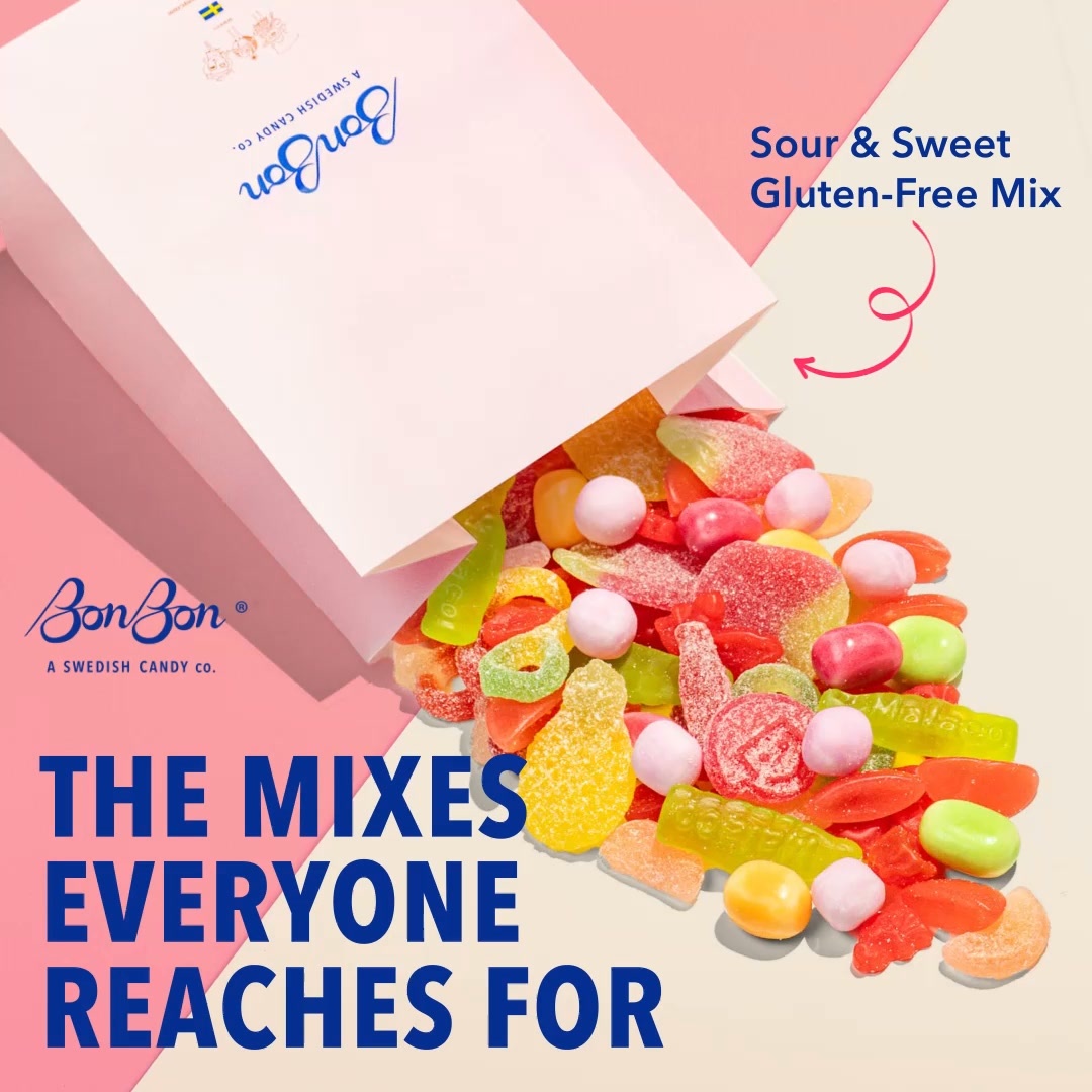 BonBon - A Swedish Candy Co. Facebook ad: BonBon's Best-Selling Mixes