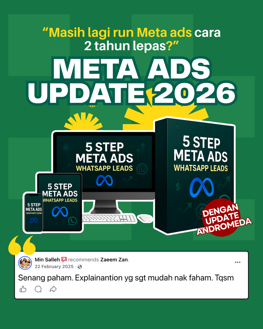 Zaeem Zan Facebook ad