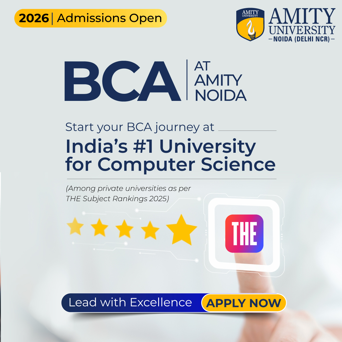 Amity University Facebook ad