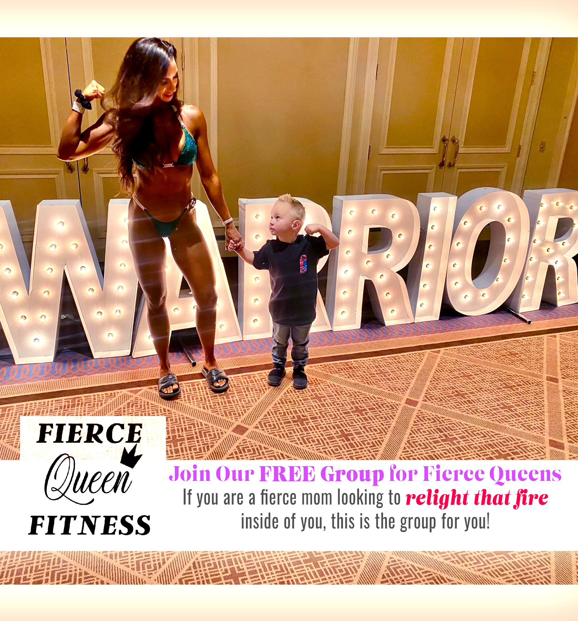 Brooklyn Goodsell - Fierce Queen Fitness Facebook ad