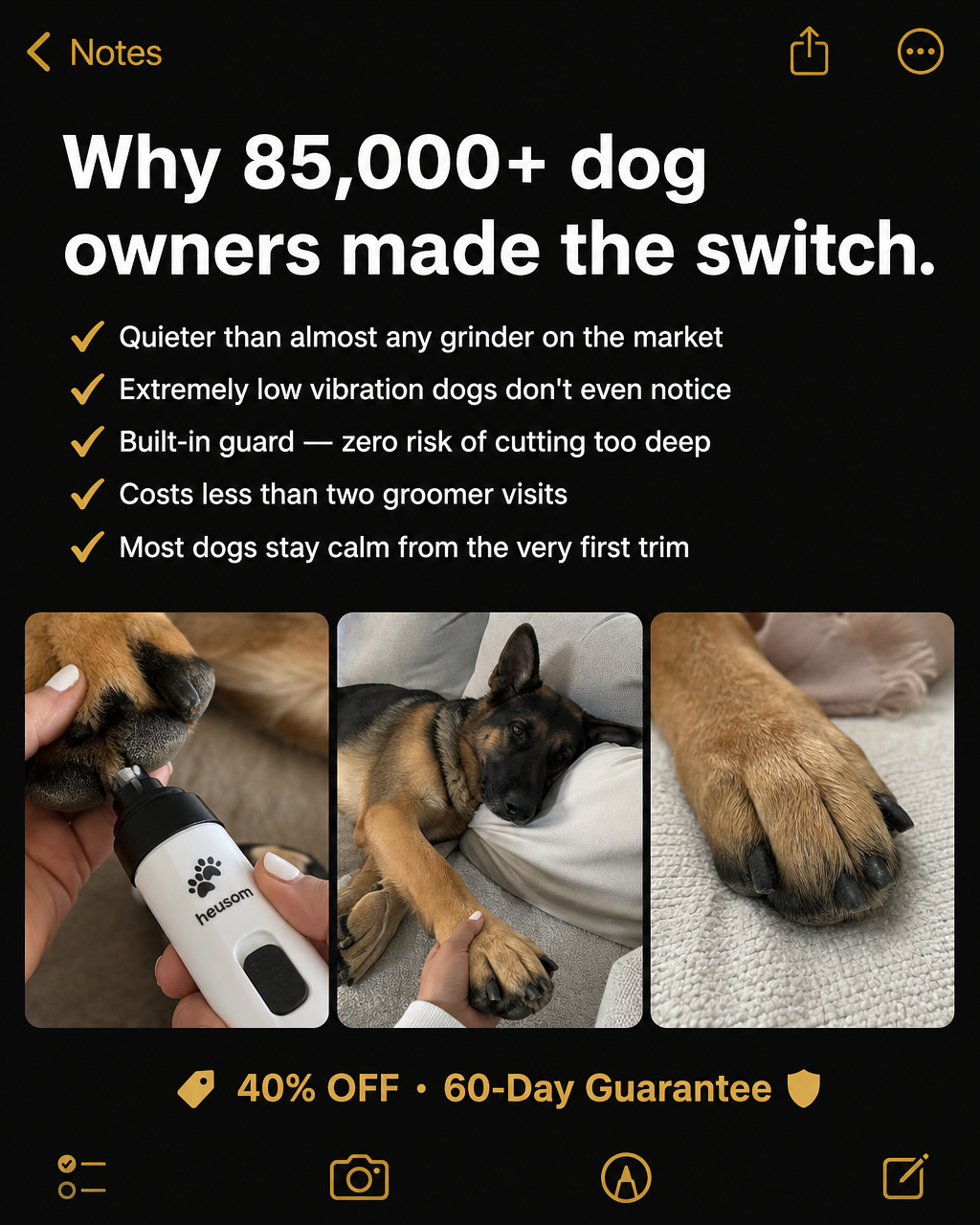 Heusom Facebook ad