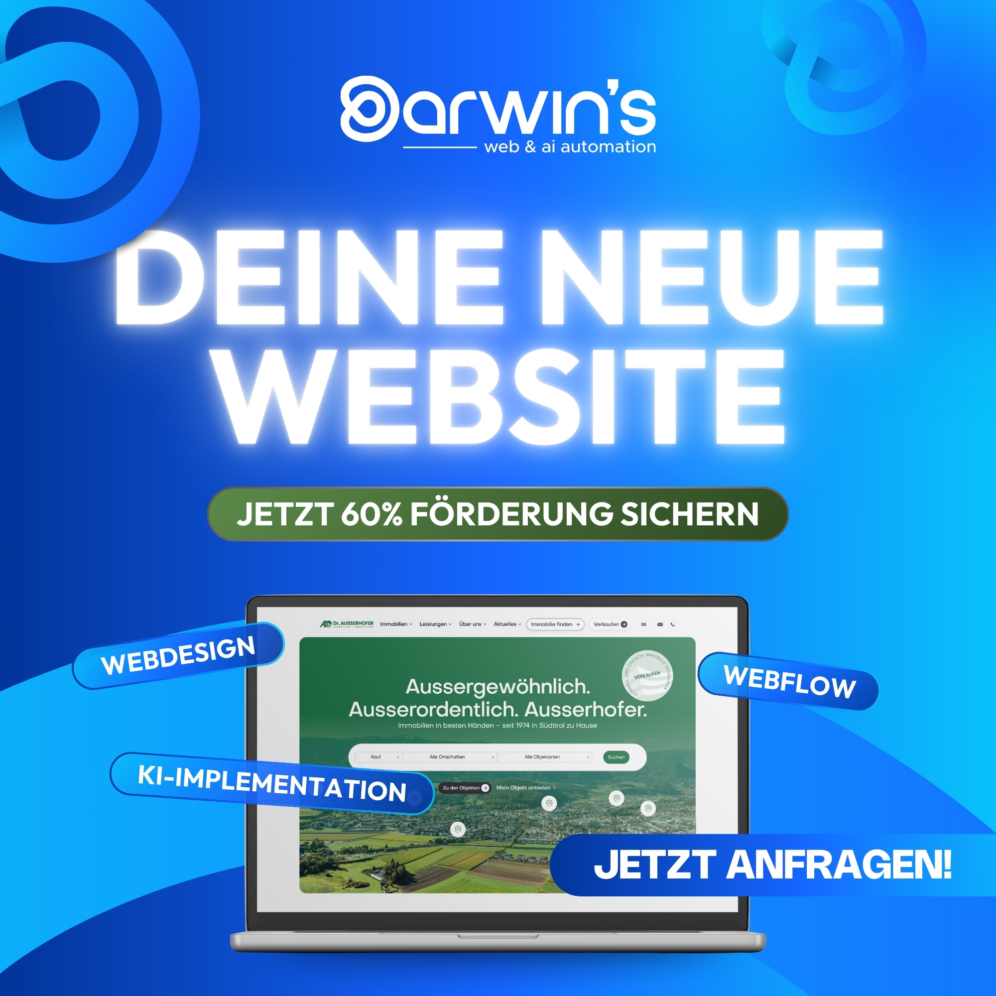 Darwin's Facebook ad