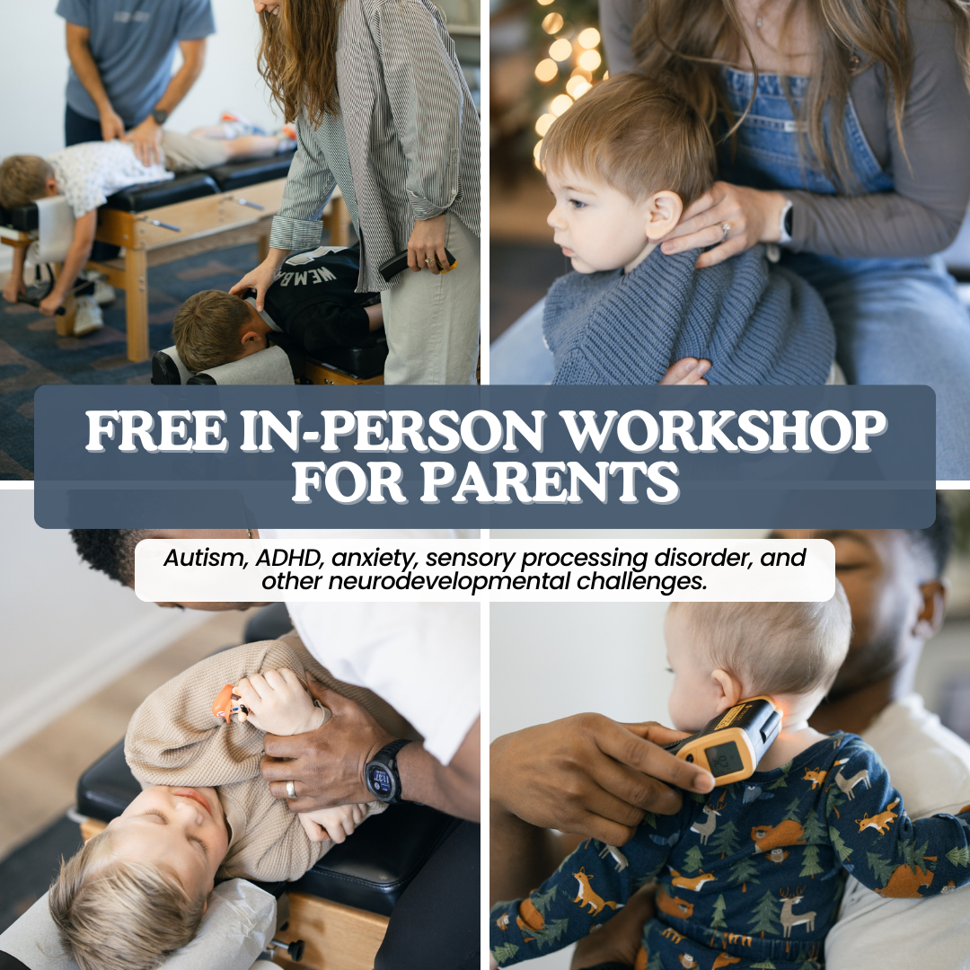 Living Water Chiropractic Facebook ad: Free In-Person Workshop for Parents