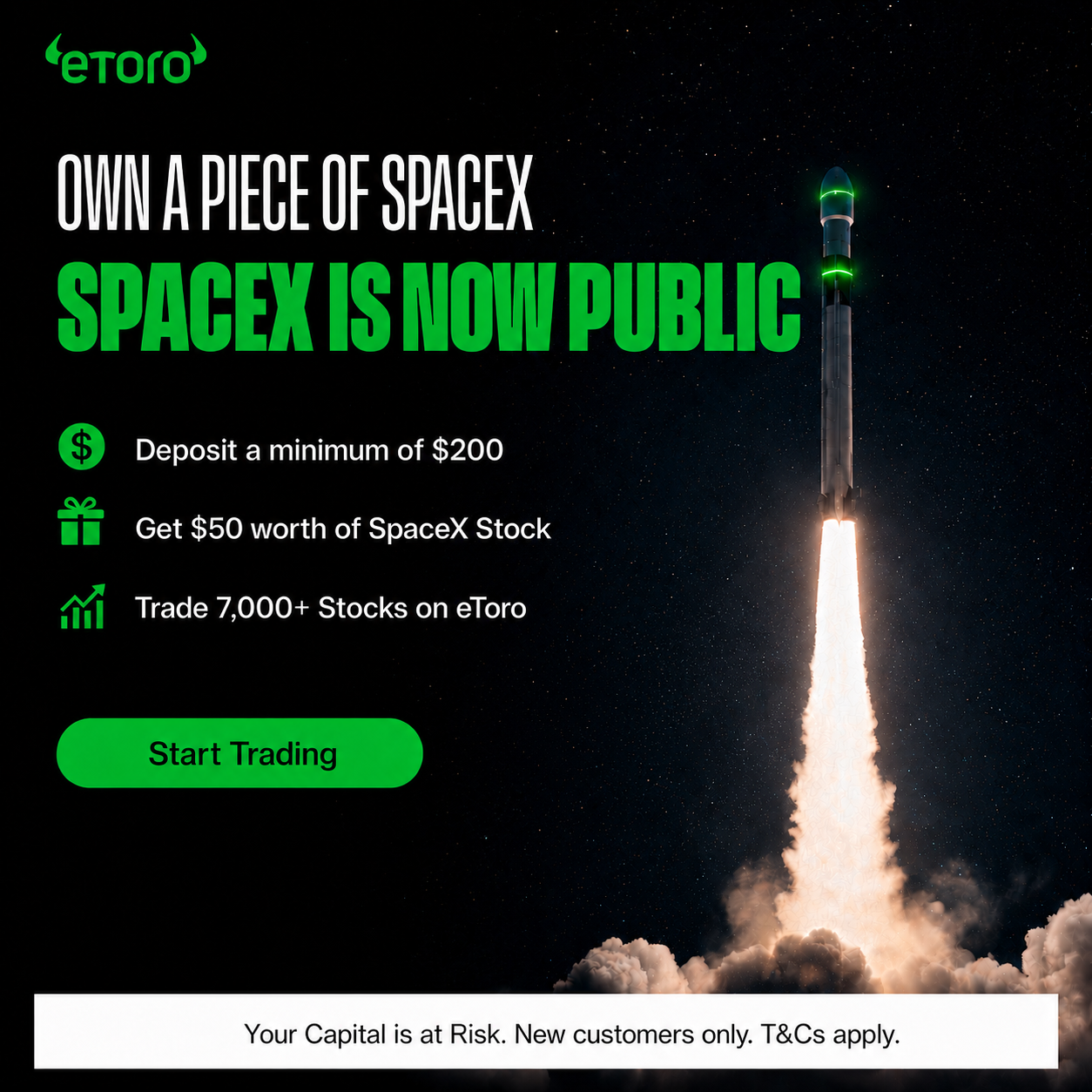 eToro Facebook ad