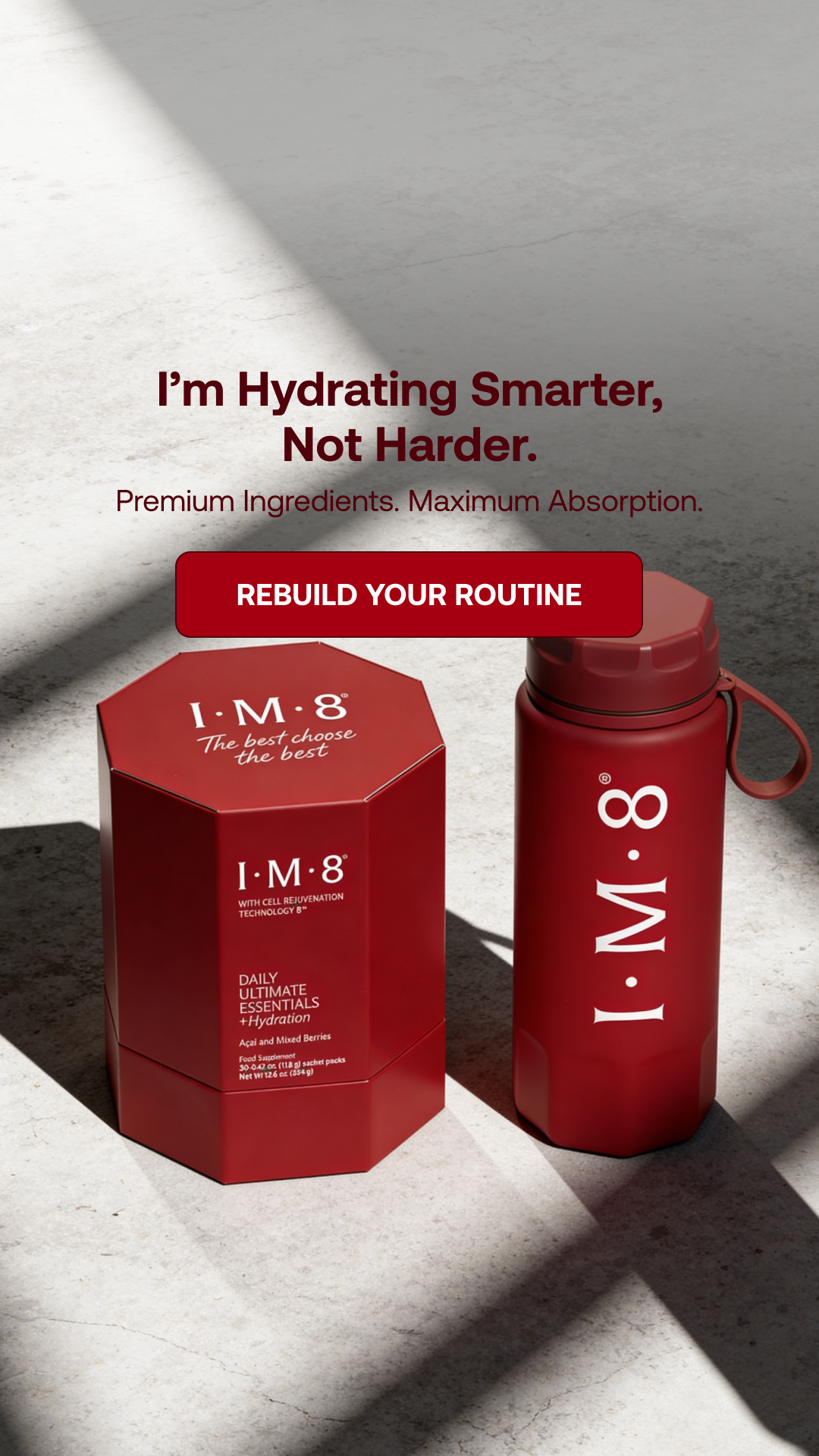 IM8 Health Facebook ad
