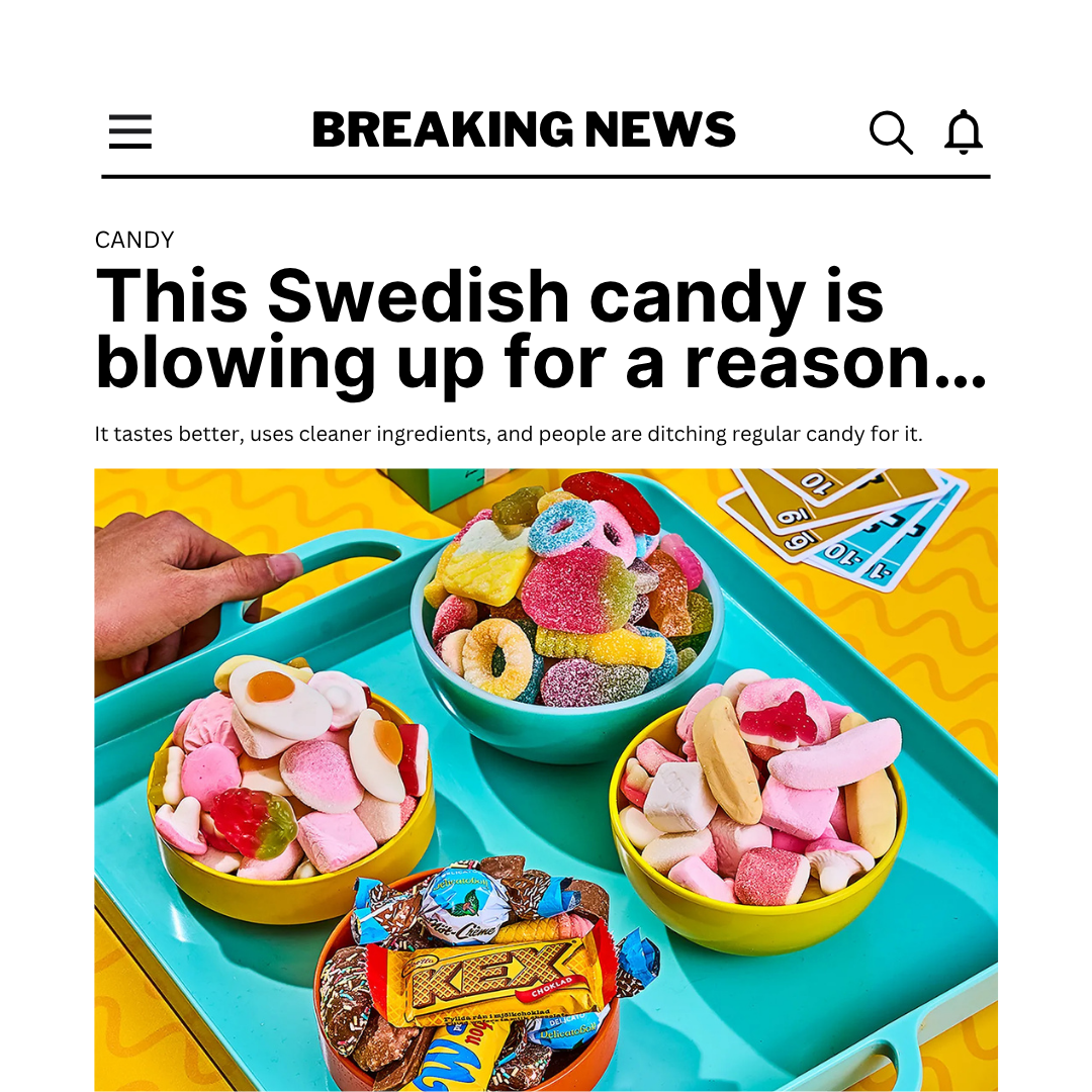 Mums - The Swedish Candy Co. Facebook ad