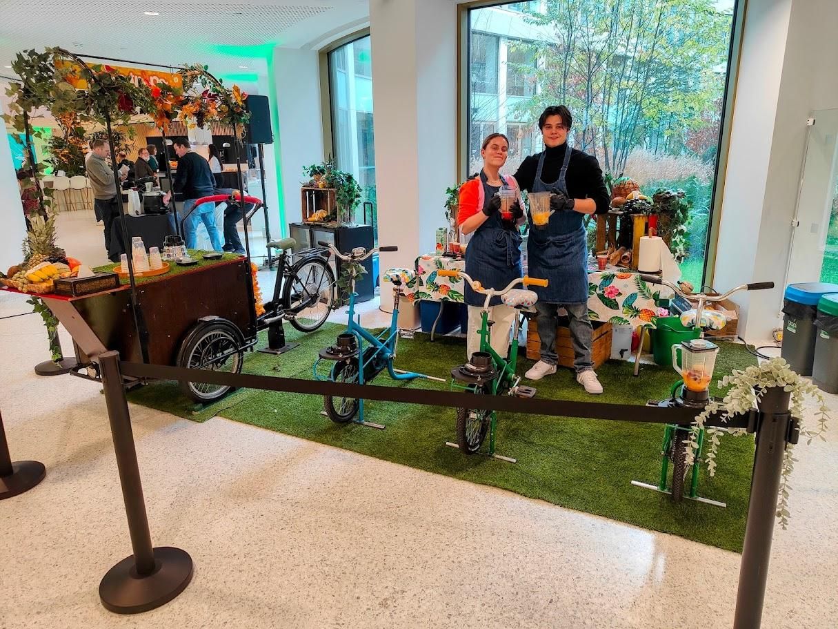 Sappentrapper Facebook ad: De Sappentrapper, de gezondste smoothiefiets ter wereld!