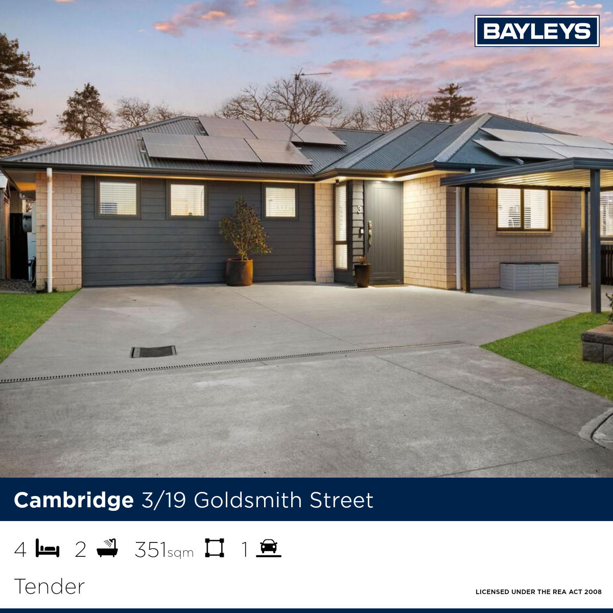 Bayleys Cambridge Facebook ad