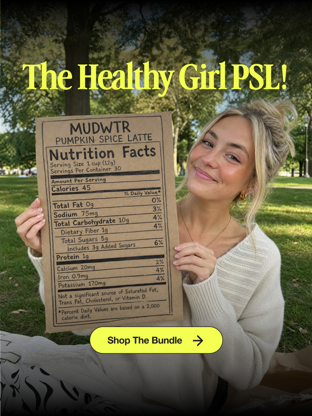 MUD\WTR Facebook ad