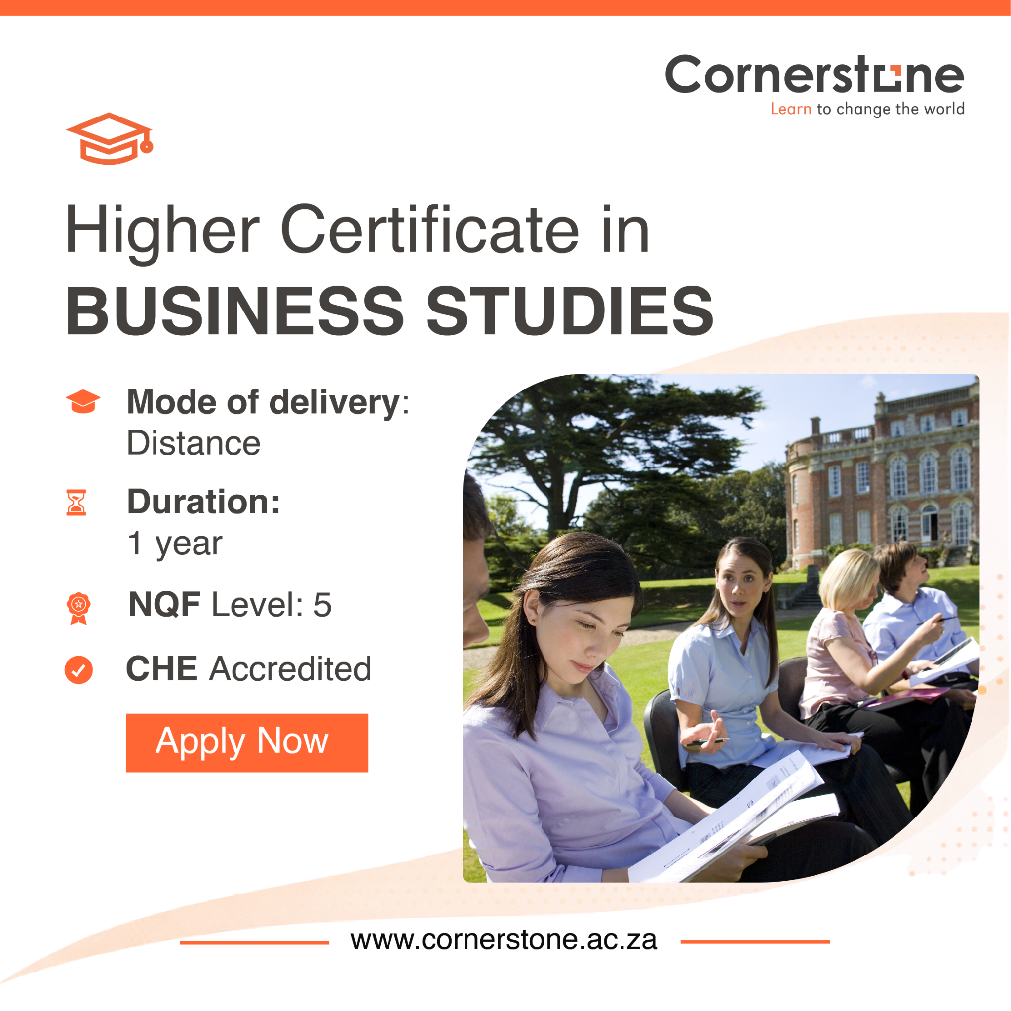 Cornerstone Institute Facebook ad