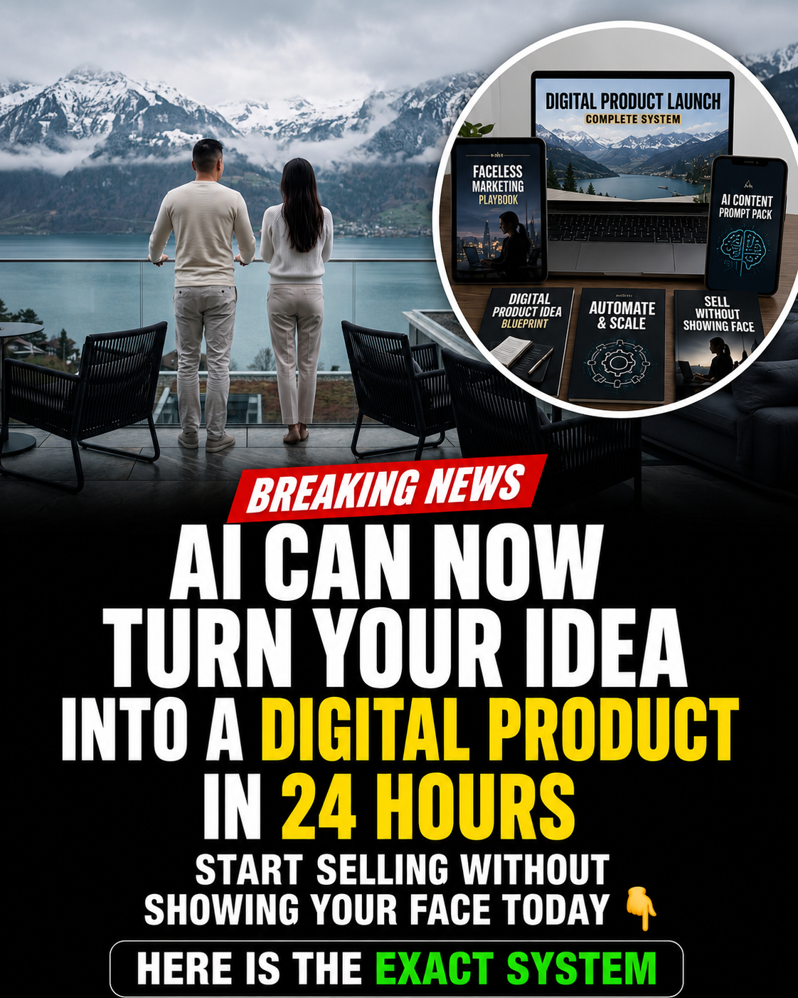 Real Daniel Chou Facebook ad: The prompts behind 40,000 digital businesses