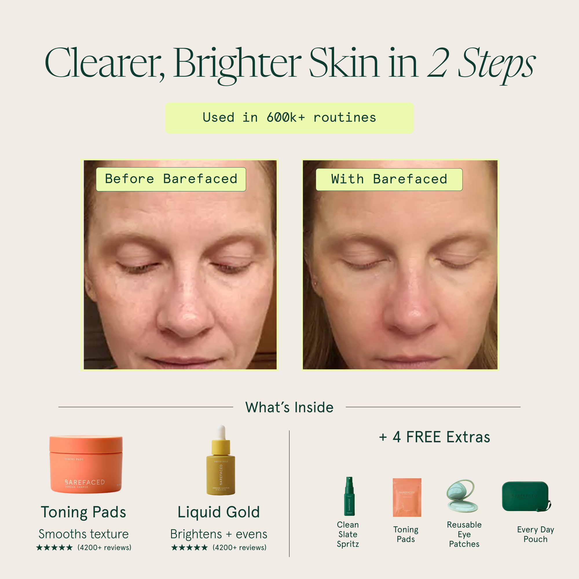 Barefaced Facebook ad