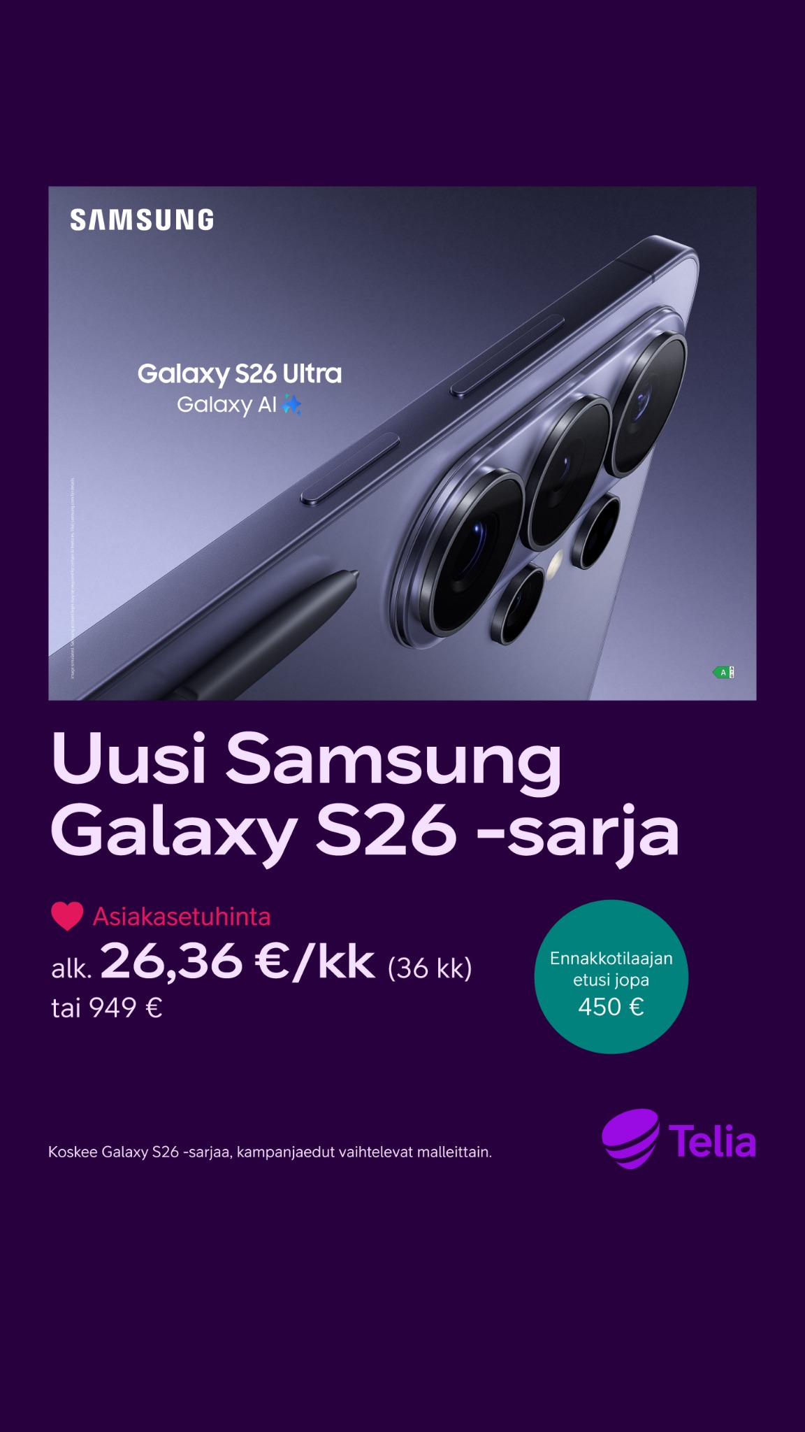 Telia Finland Facebook ad