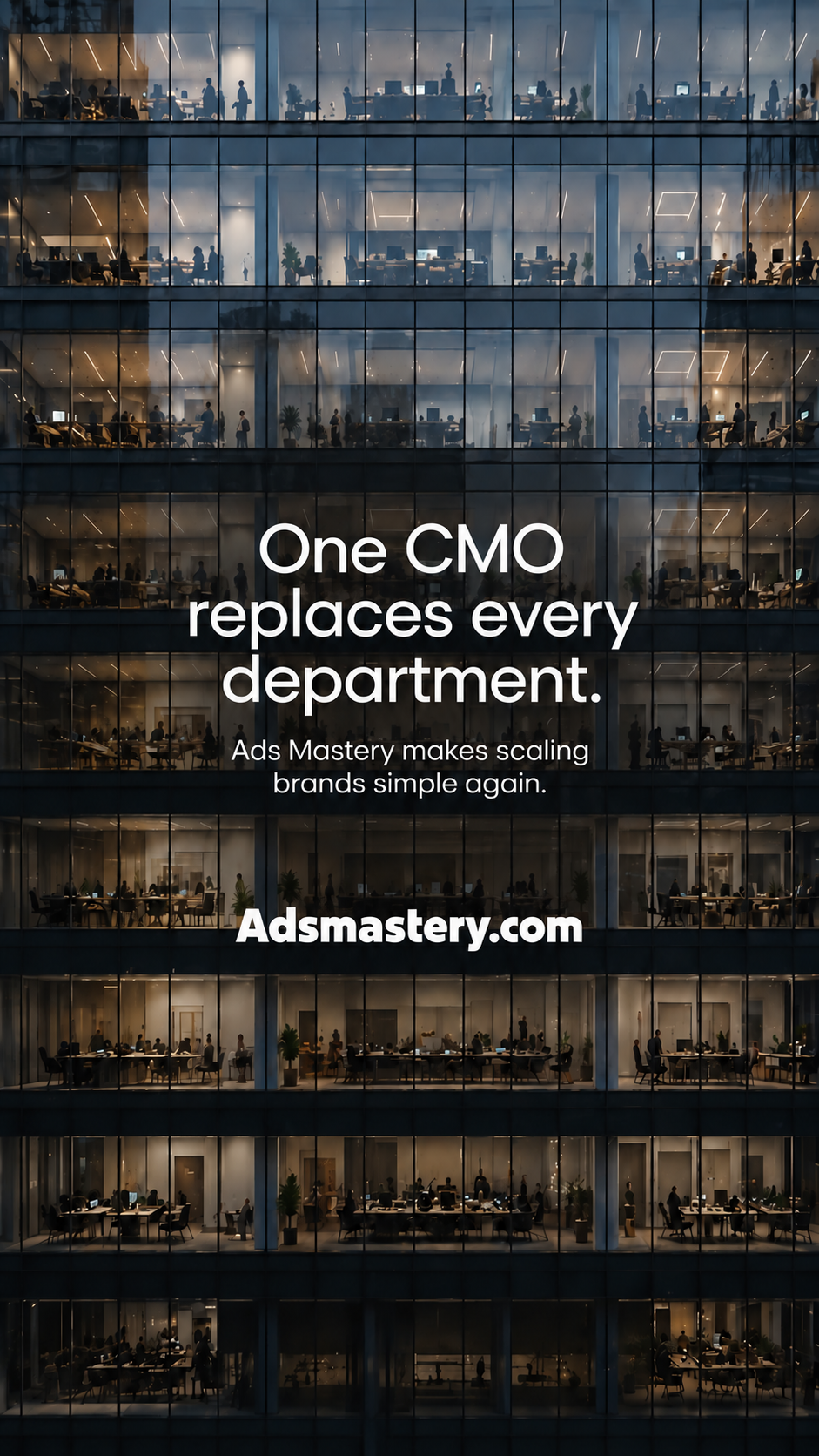 Chase Chappell Facebook ad: One CMO. Every Department.