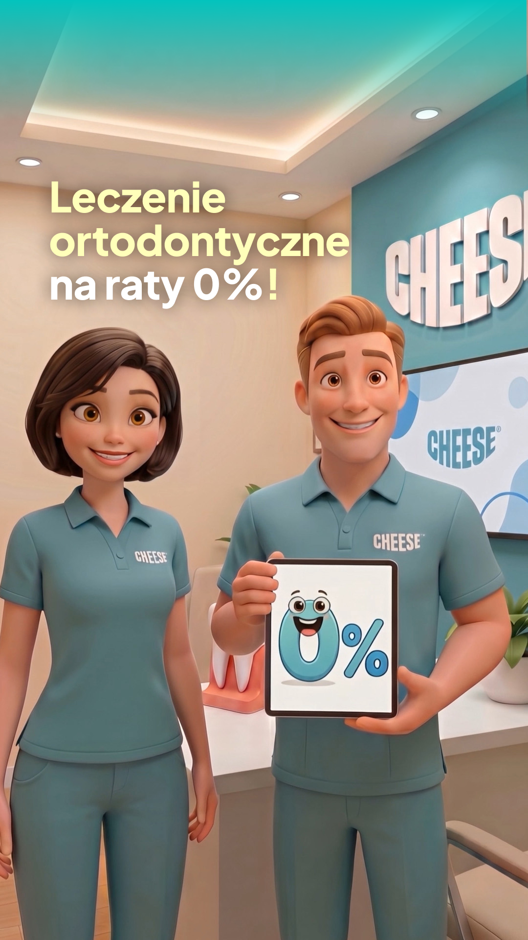 Cheese Ortodoncja Przyszłości Facebook ad