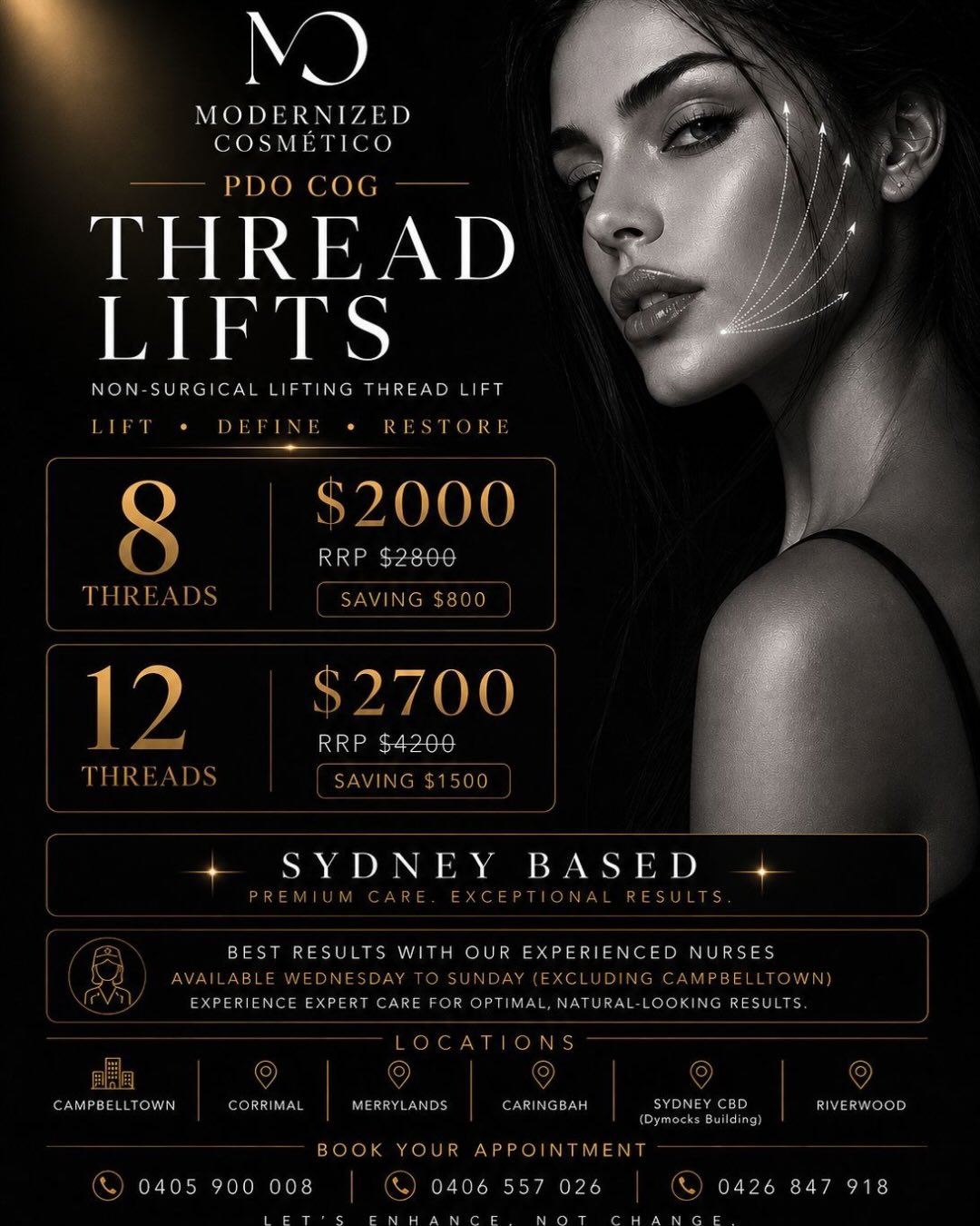 Modernized Injectables Australia Facebook ad