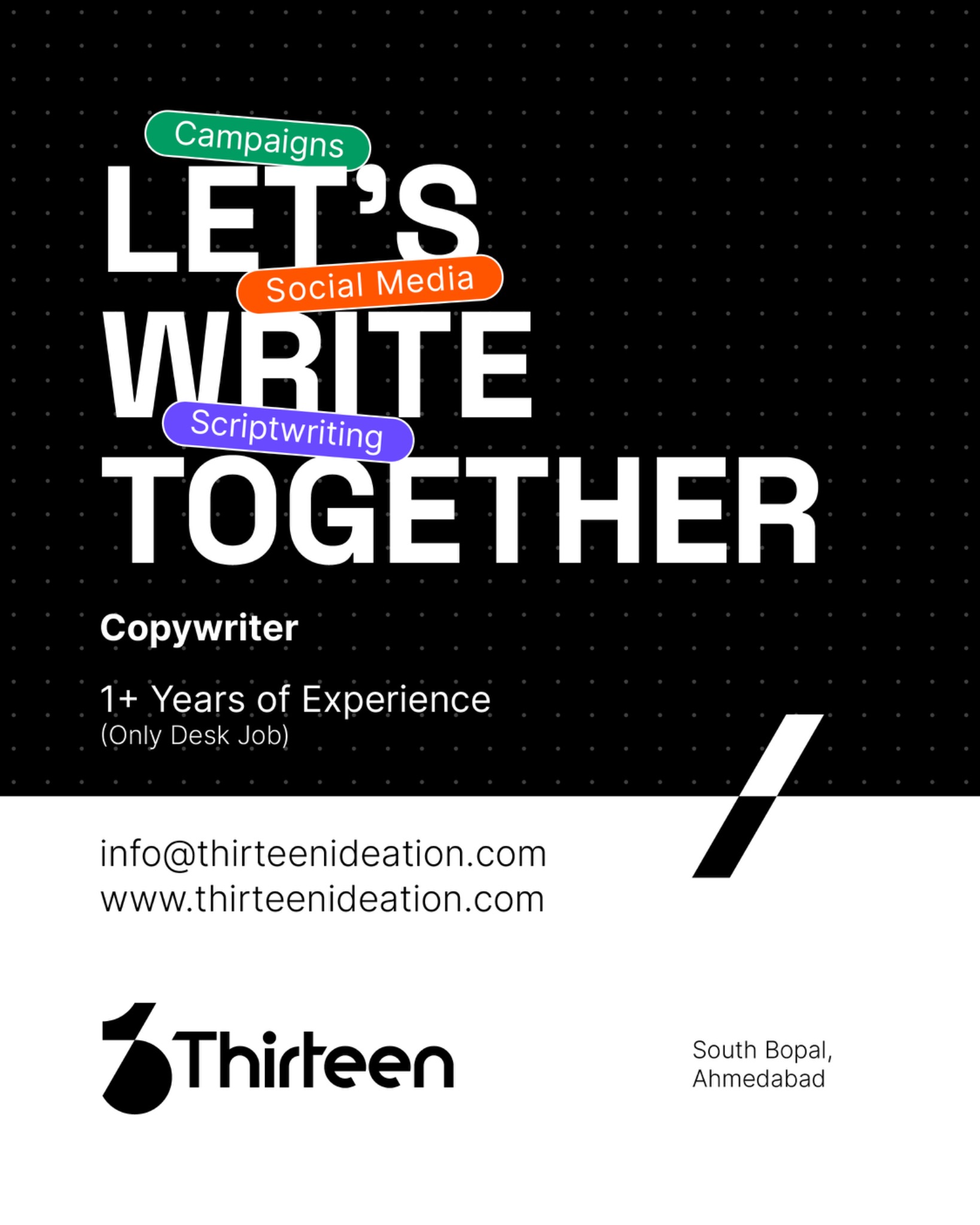 Thirteen Ideation Facebook ad