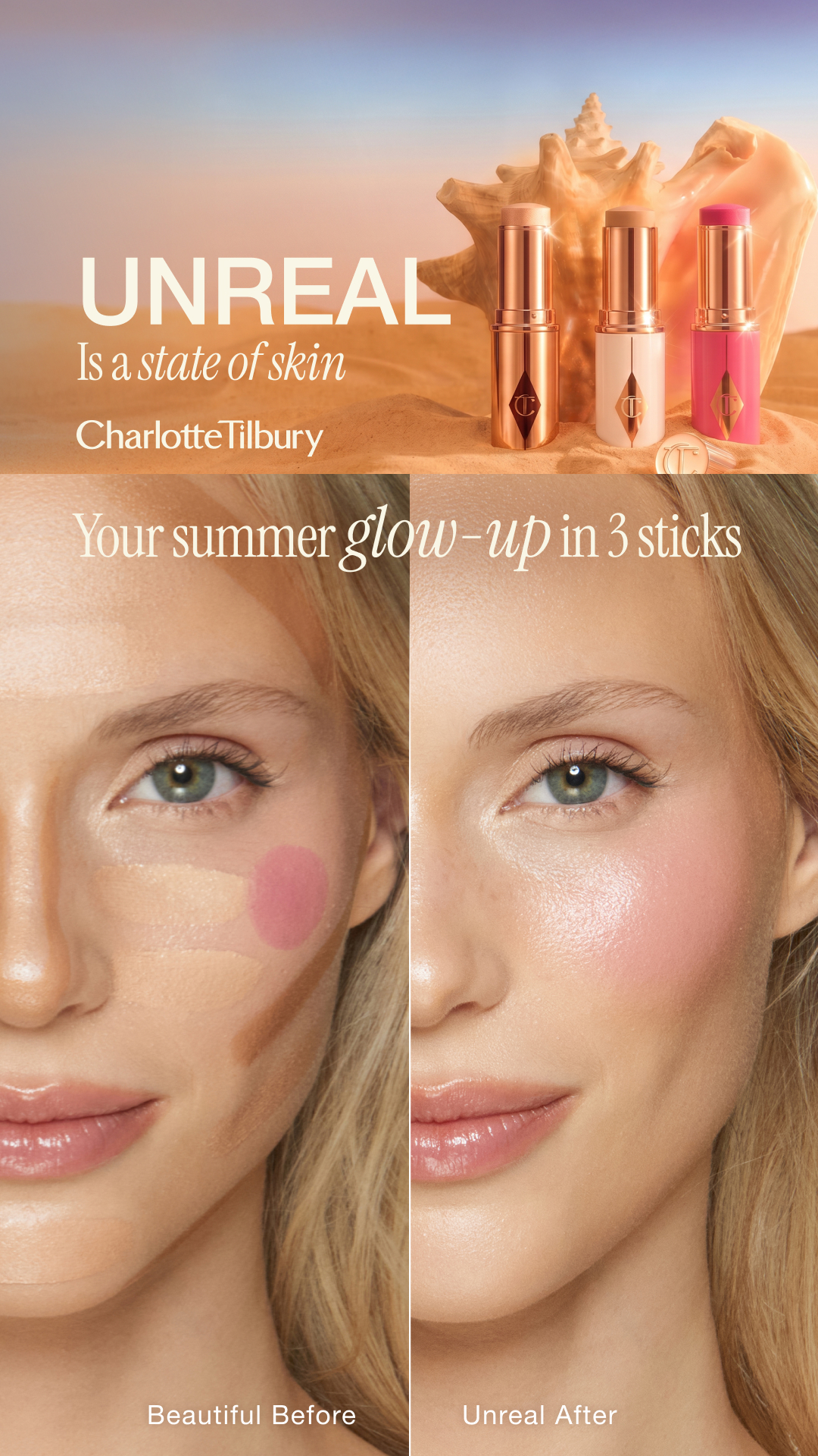 Charlotte Tilbury Facebook ad