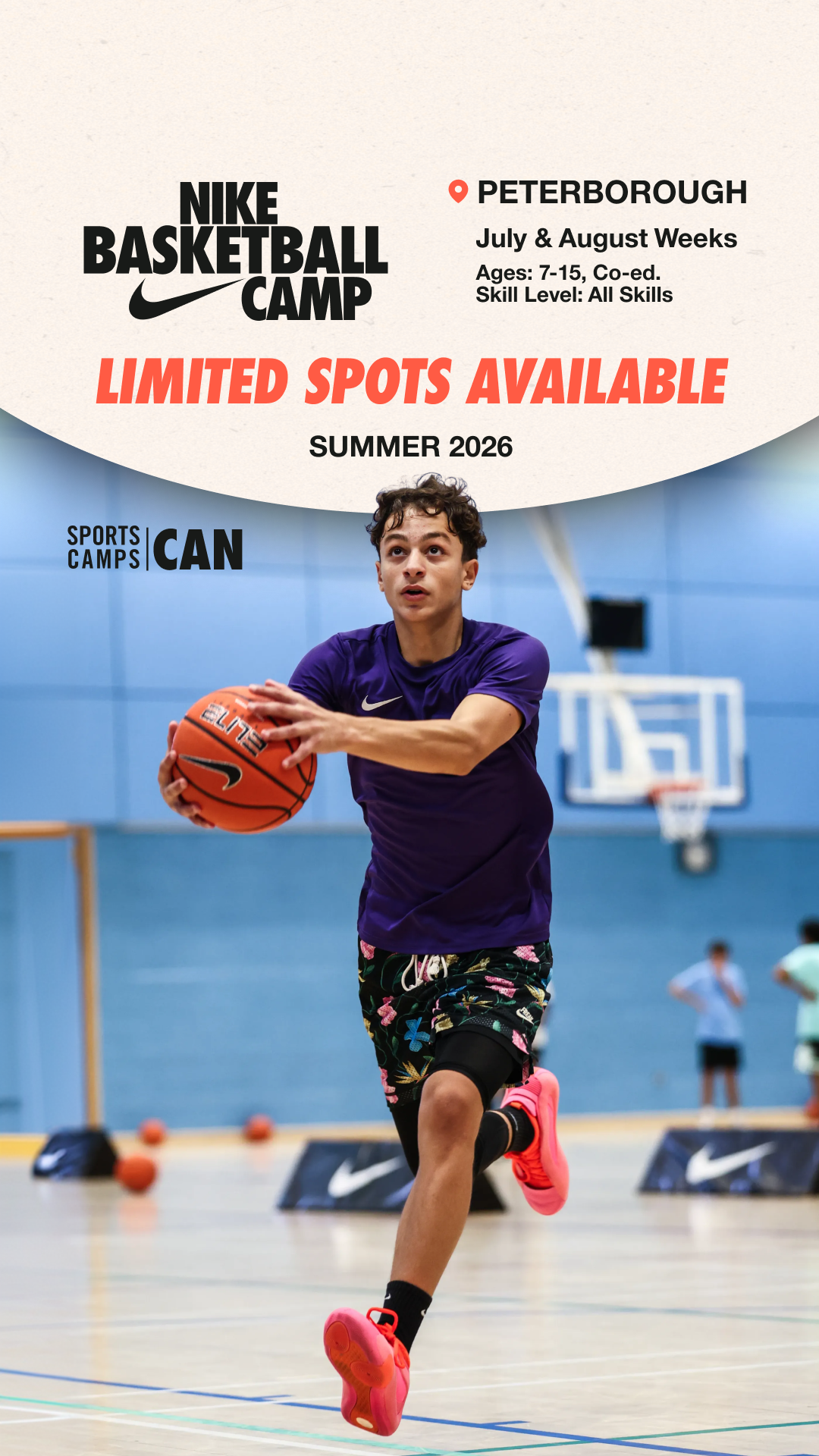 Nike Sports Camps Canada Facebook ad