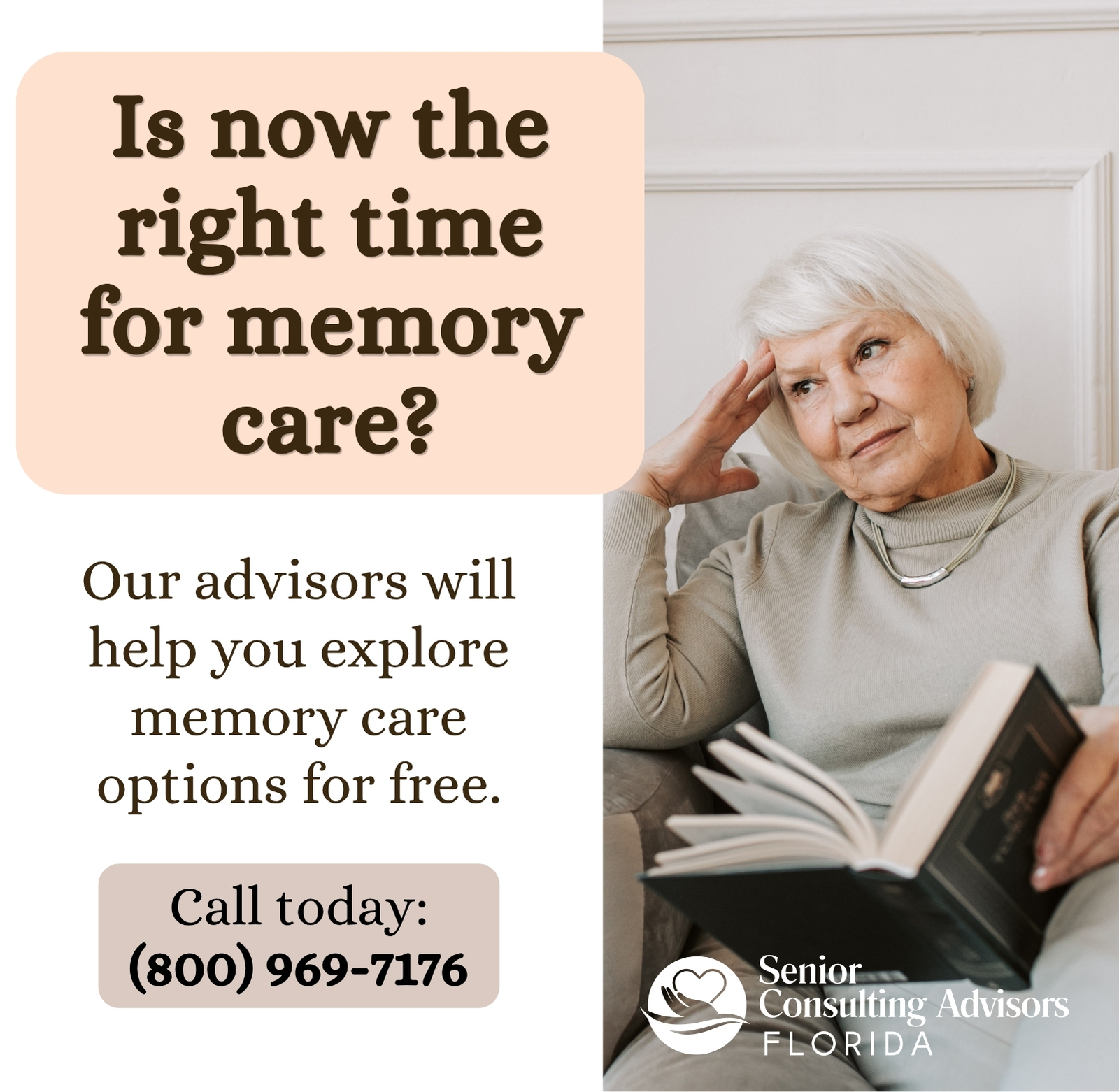 Senior Consulting Advisors - Florida Facebook ad: Expert Senior Living Advisors