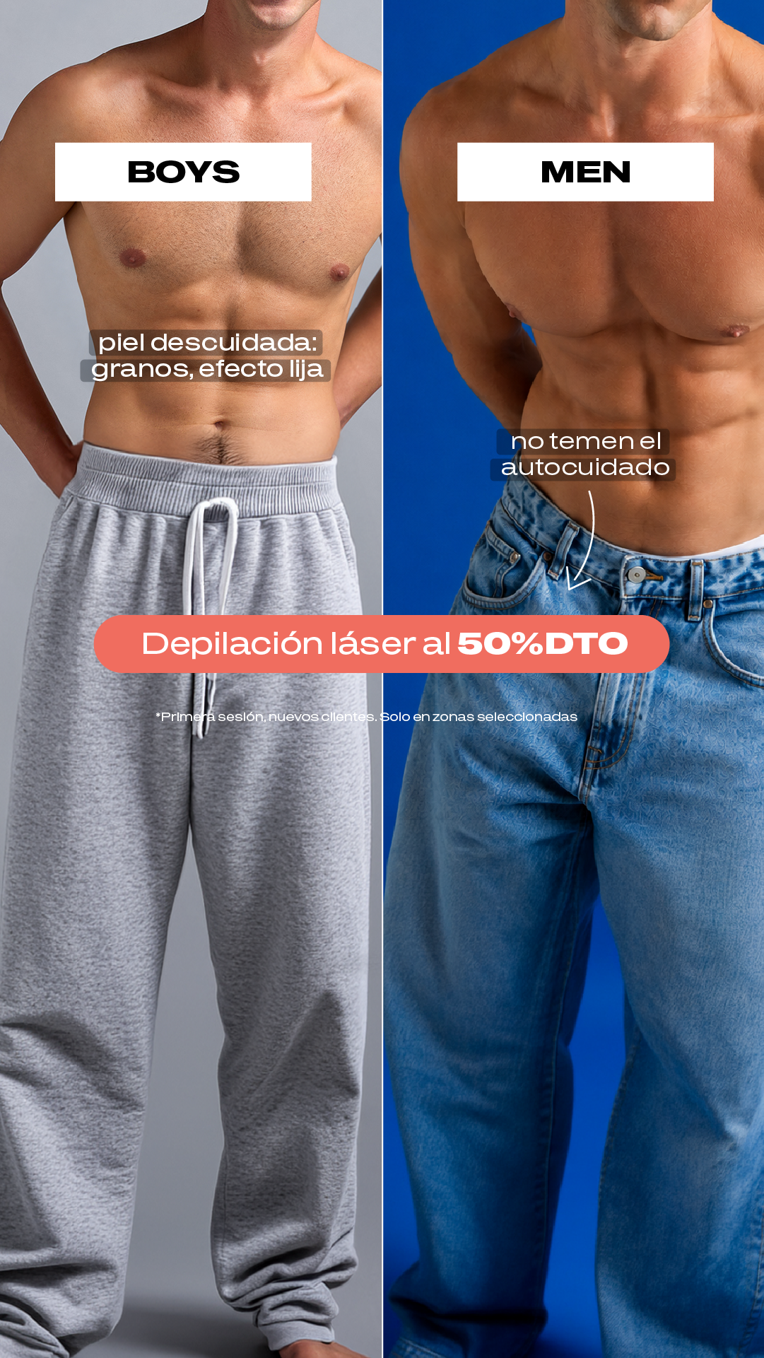 Láserum Facebook ad: Tu primera sesión al 50%