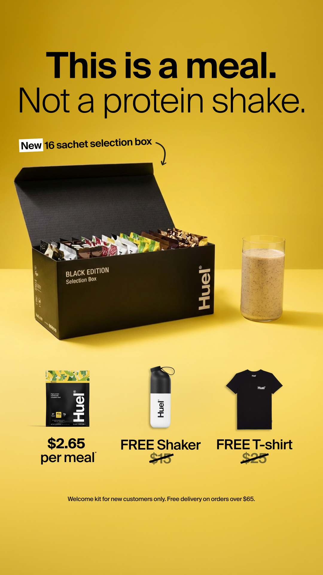 Huel Facebook ad