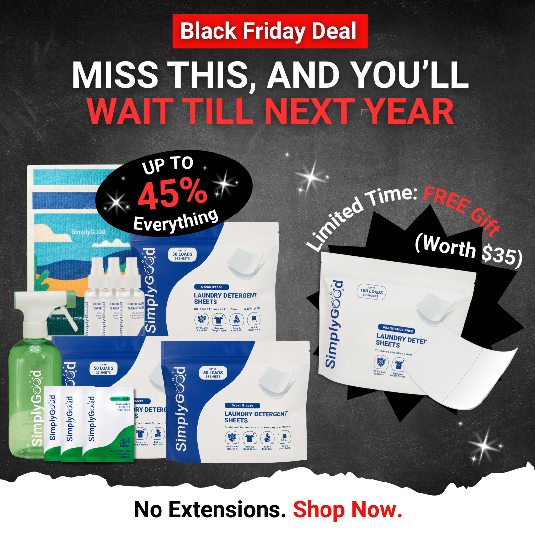SimplyGood Facebook ad: BFCM SALES - 45% OFF